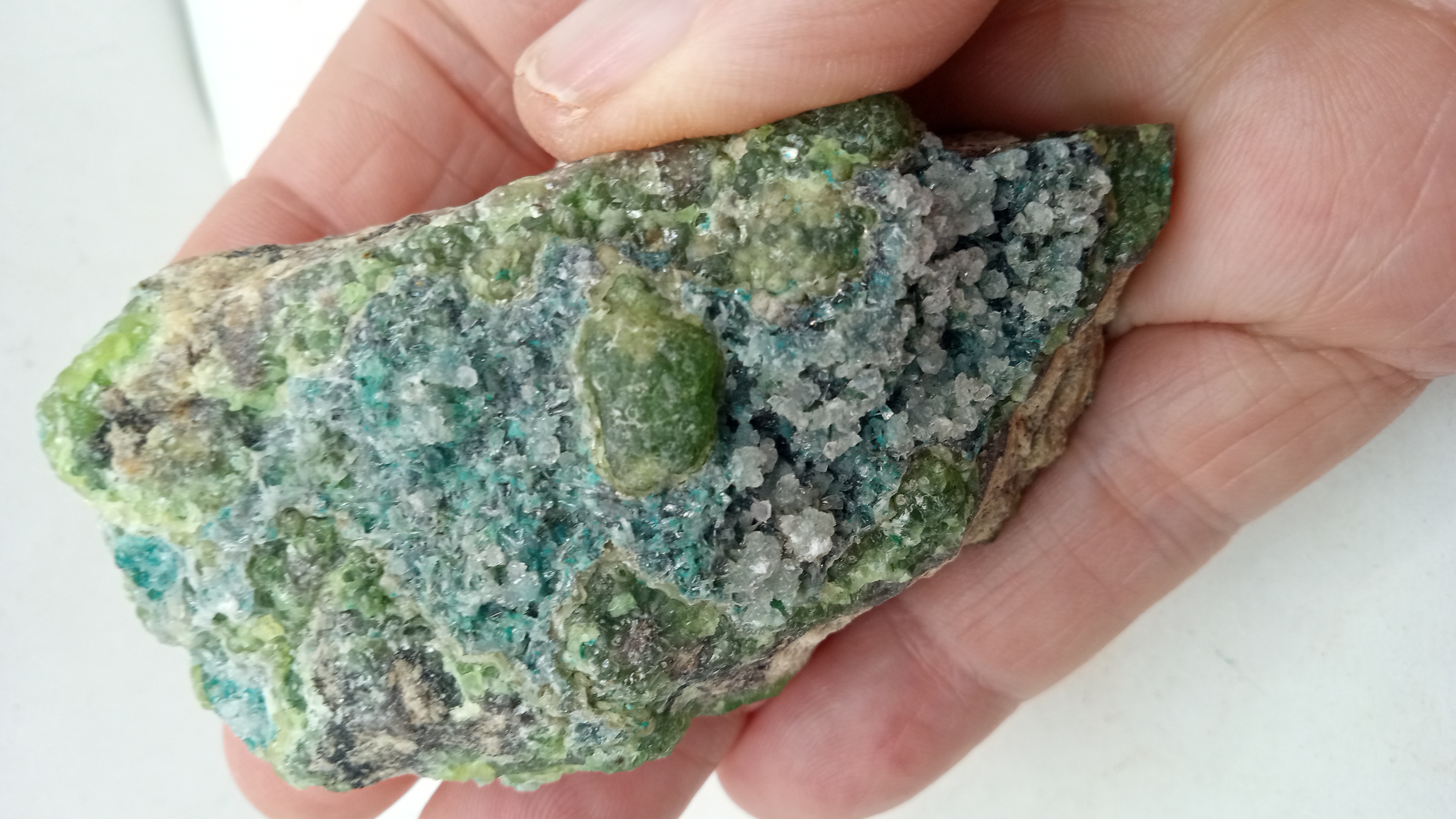 Green Cuprian Smithsonite ~ 79 Mine in Arizona