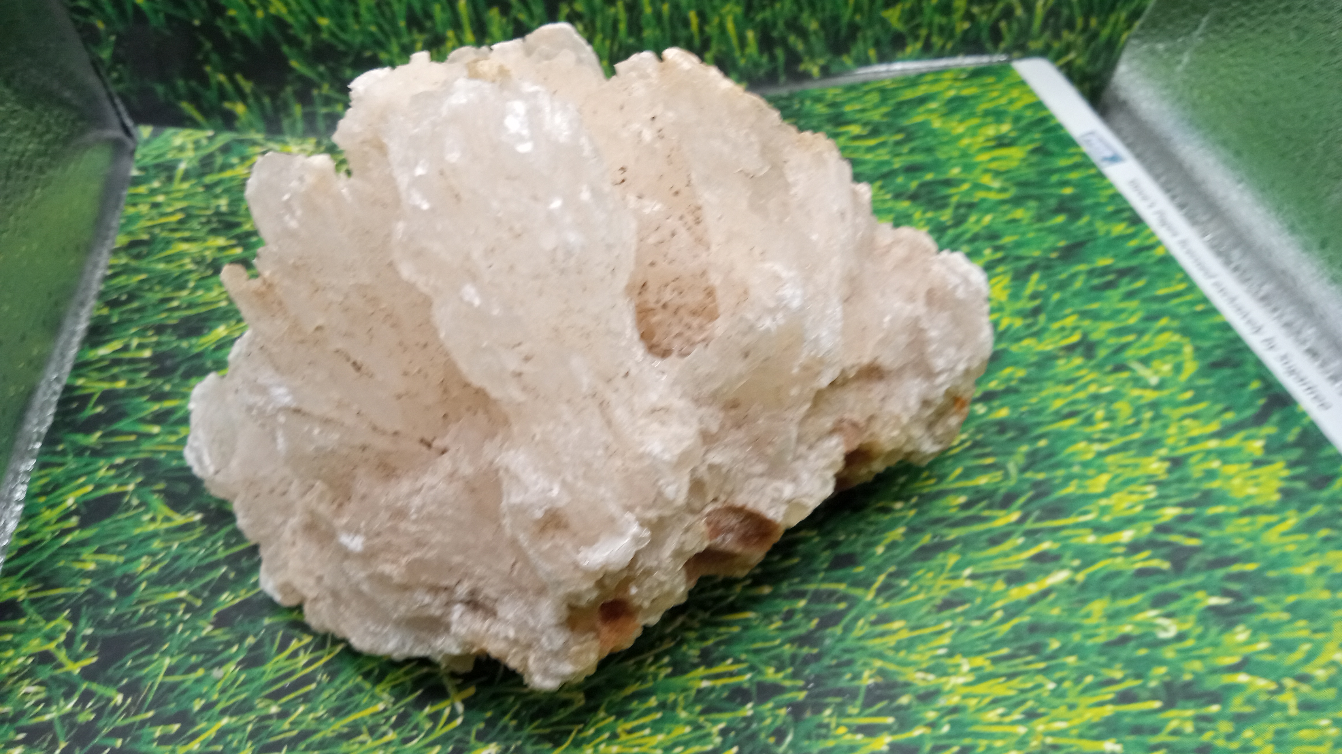 Beautful Large Calcite with unique bee hive holes ~