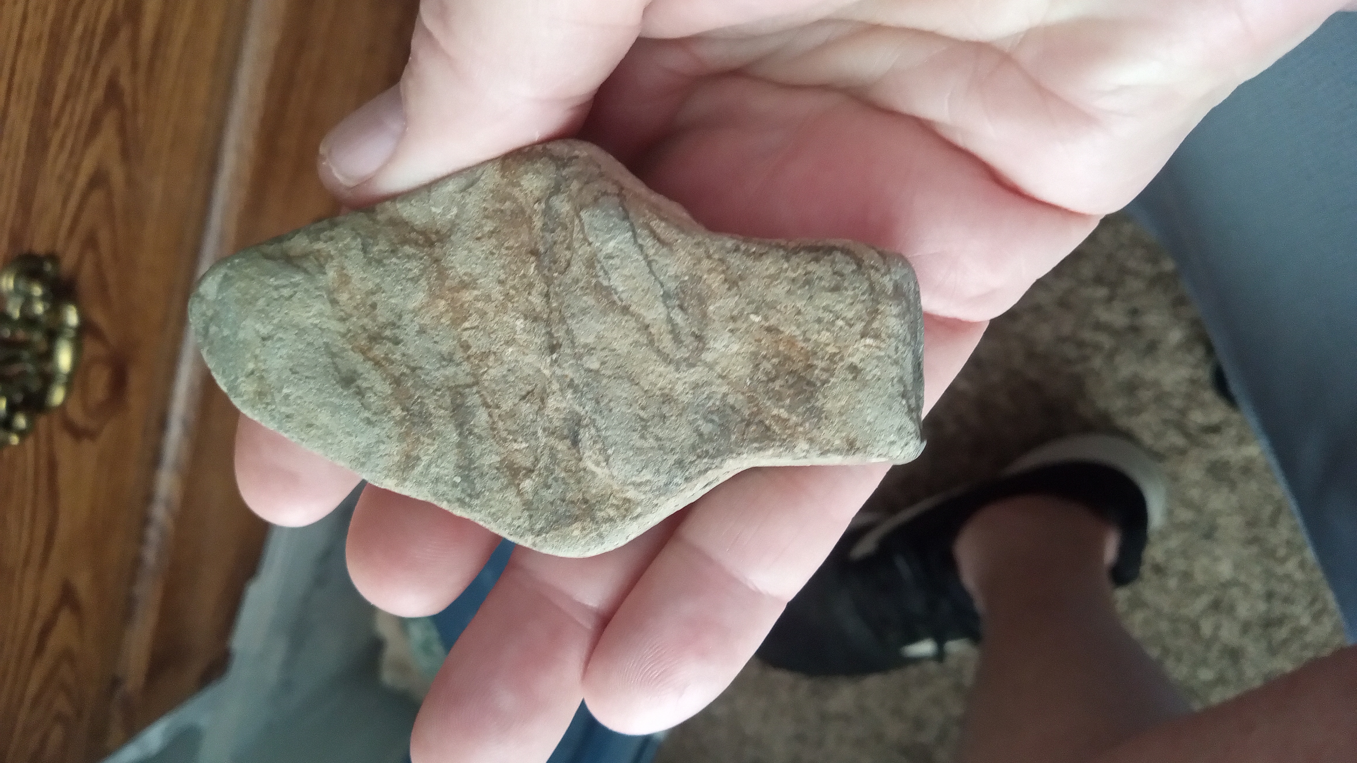 Limestone Rock Shaped like Arrow Head - Found in Unmarked Ghost Town House ~ NM ~