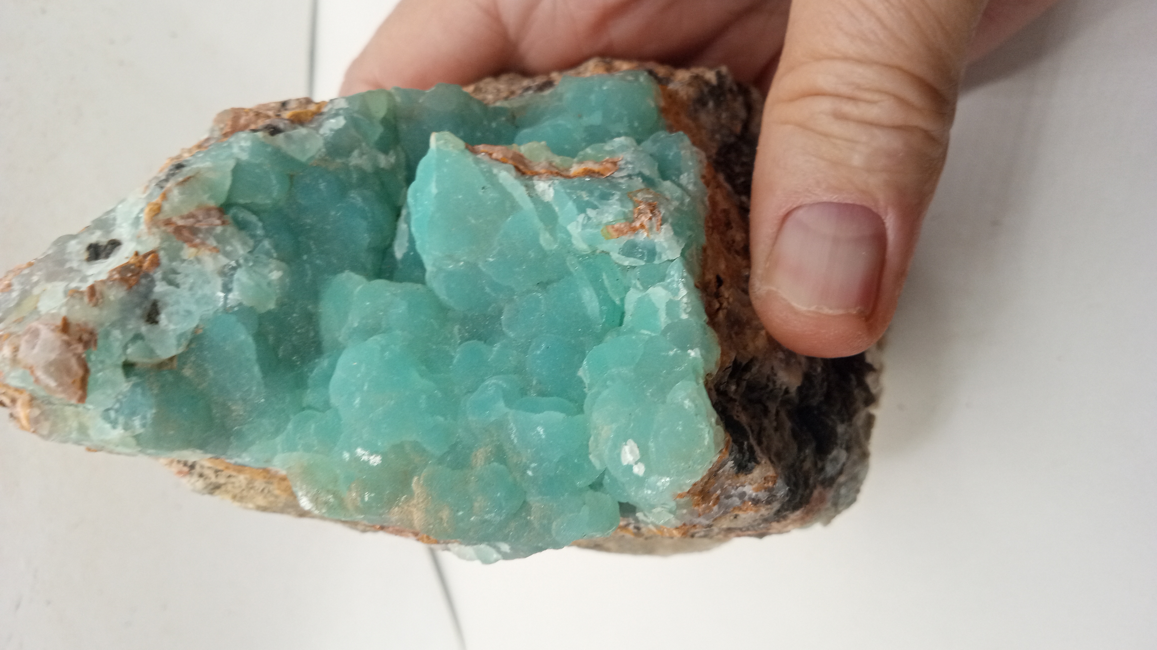 Large Smithsonite Mineral Specimen - Kellys Mine NM