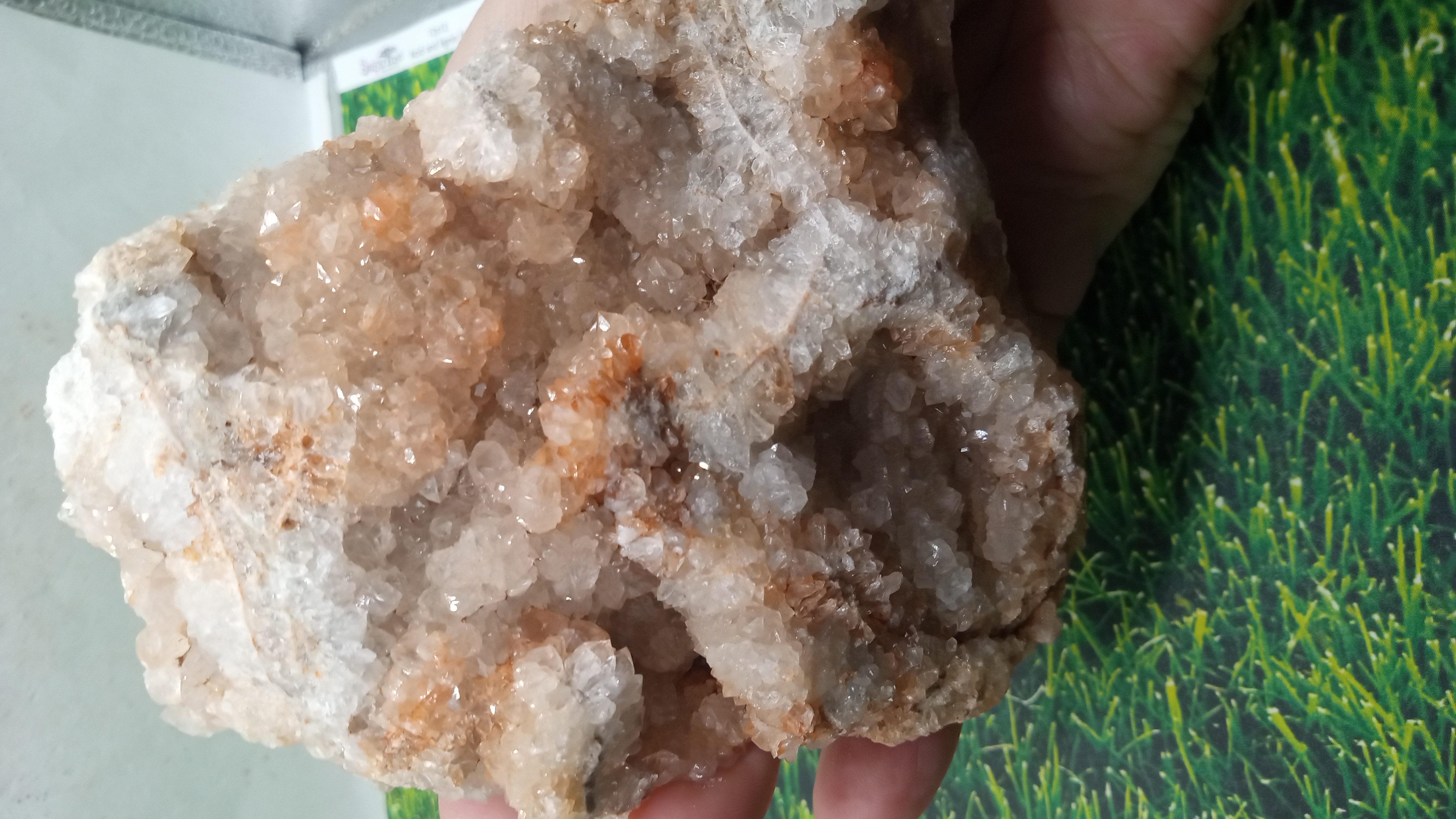 Peach quartz from New Mexico,  1 LB 8 OZ - Large - 