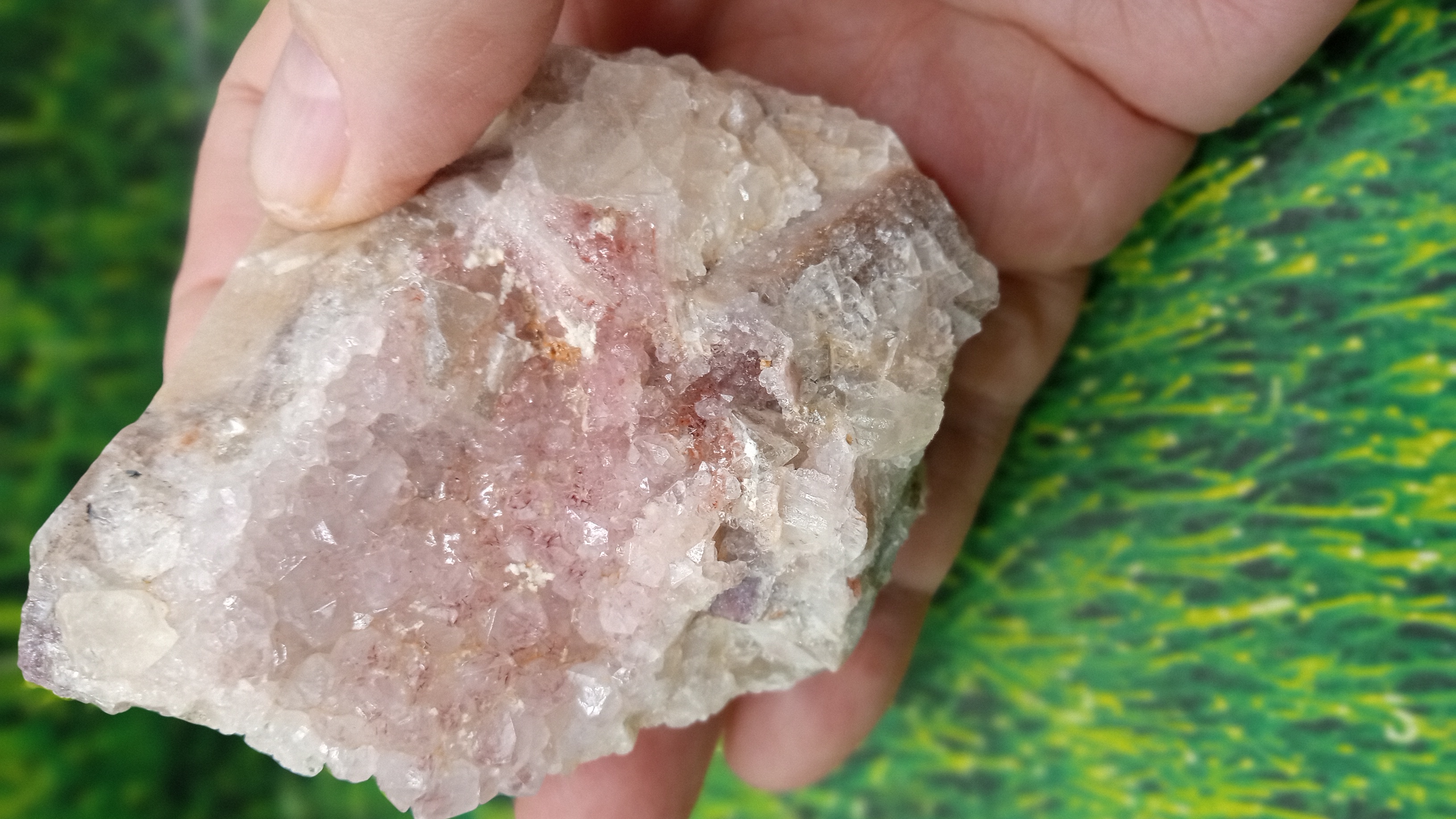 Beautfiul Peach Quartz Mineral Specimen ~ Otero County New Mexico ~