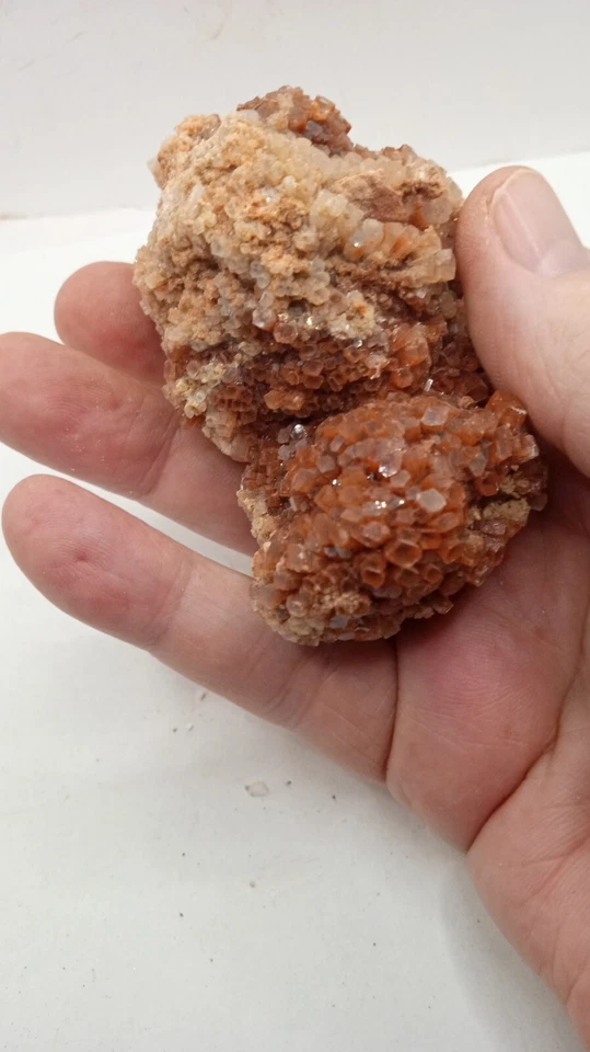 Stunning Sparkly Red Aragonite Mineral Specimen -