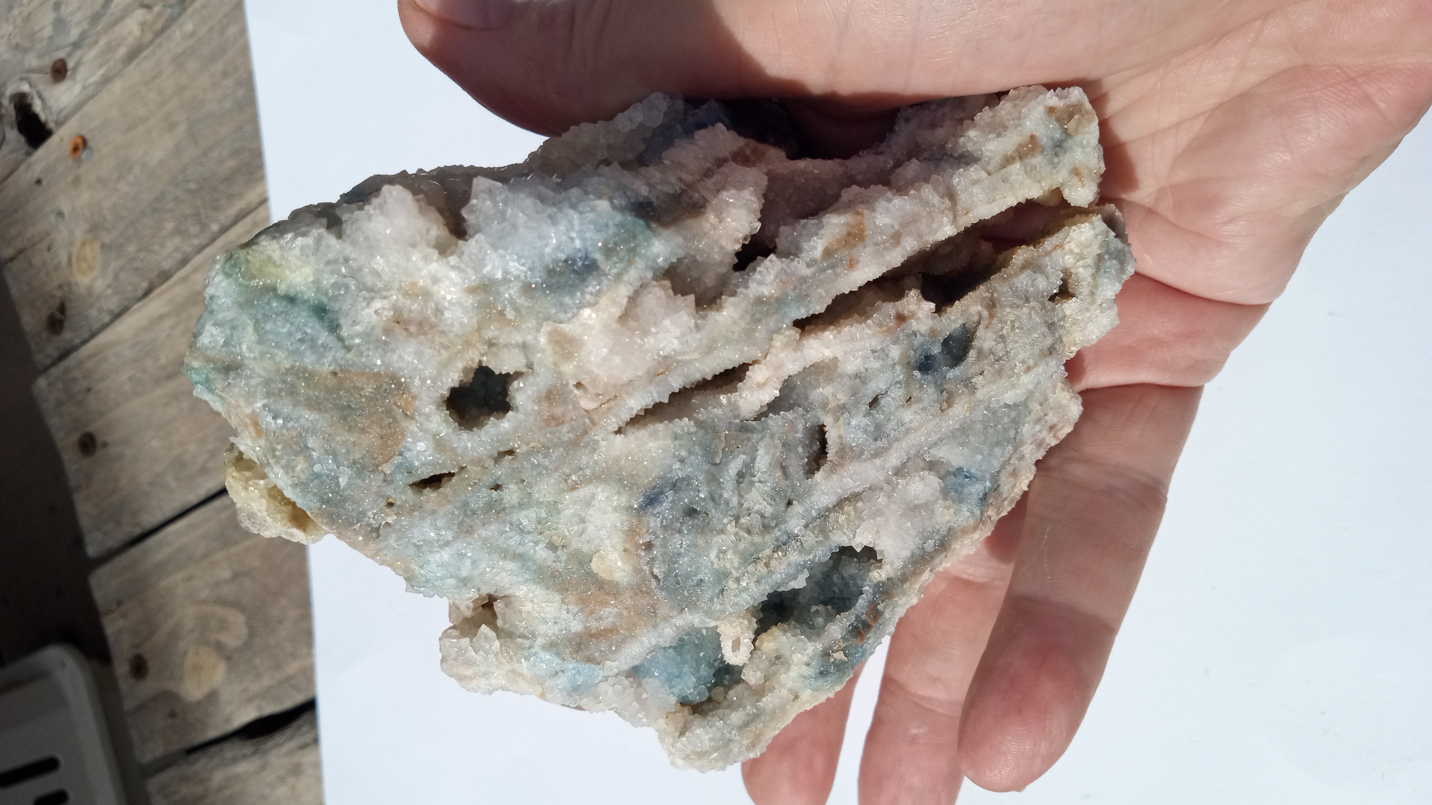 Beautiful Clear Quartz with Green Shading - New Mexico -