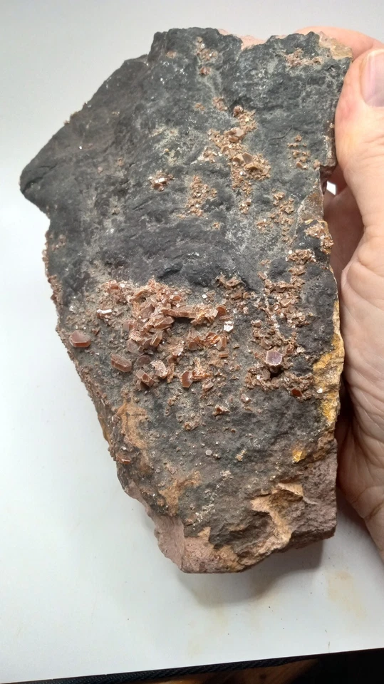 Wulfenite w/ Tiny Quartz Crystals - Rare