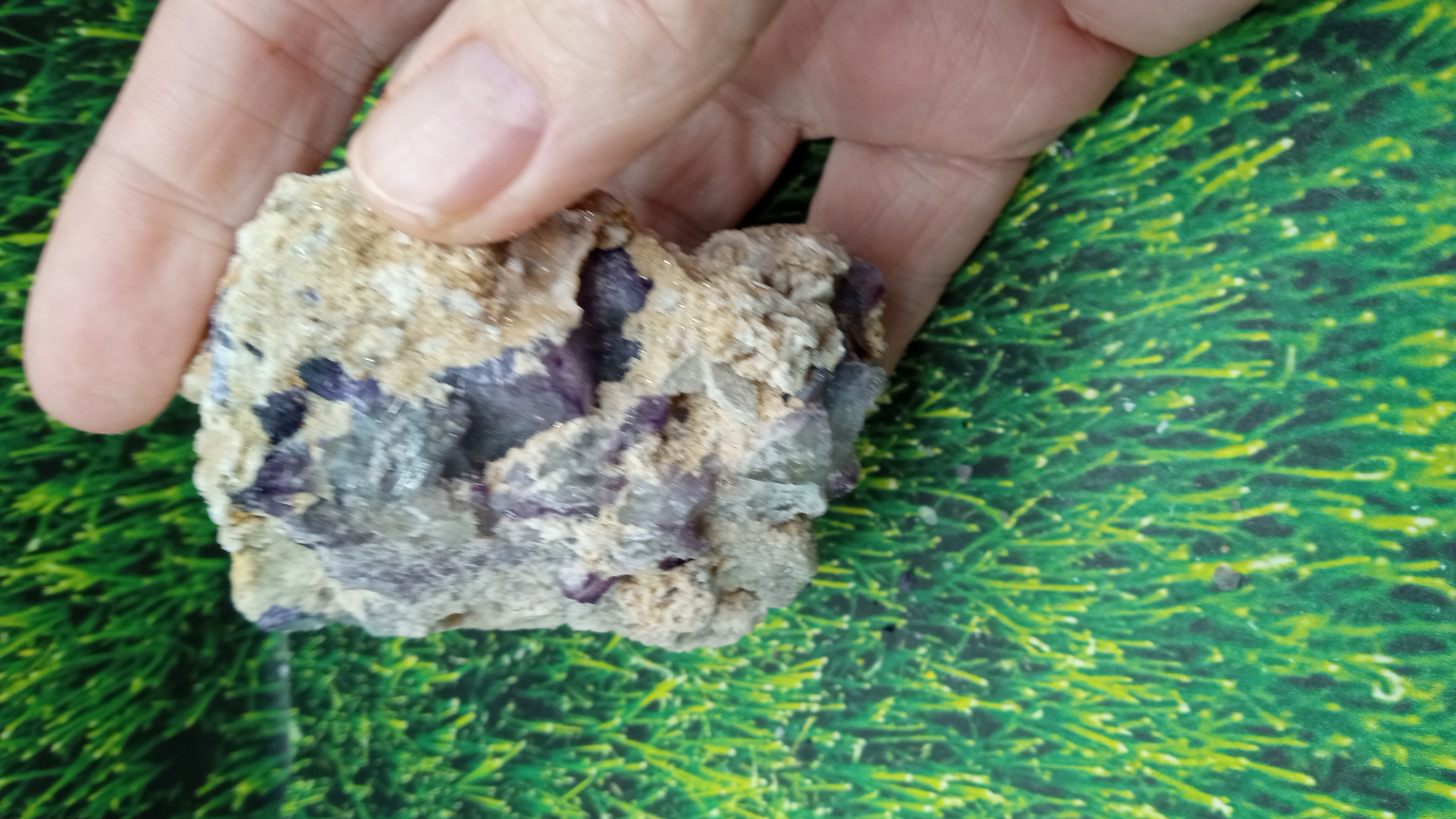 Clear & Purple Fluorite - Very nice Find ~ Deming NM area ~