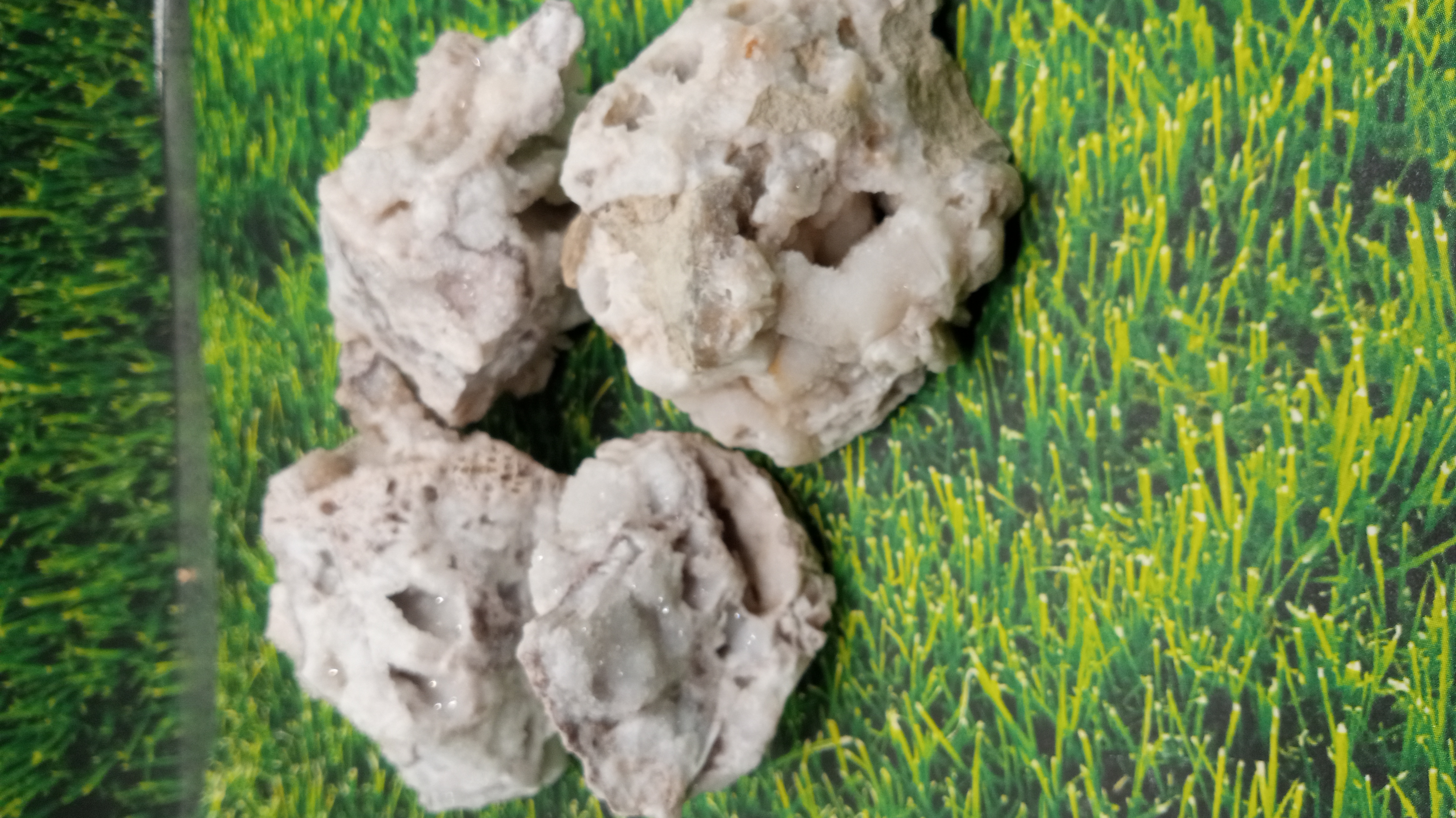 Beautiful White Quartz/ Calcites ( 4 ) Gila Cliff Dwelling area ~