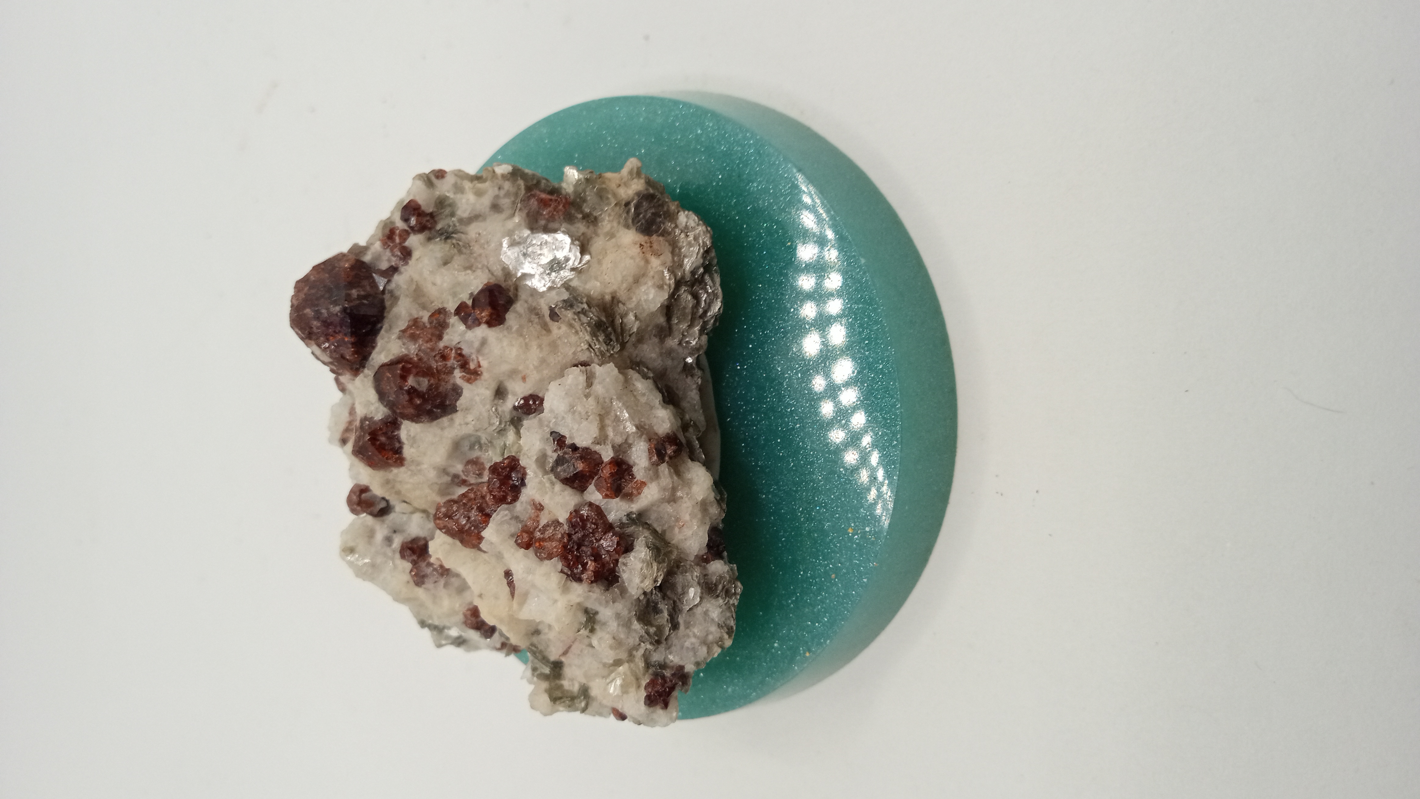 Almandine Garnets from Afghanistan on Stand