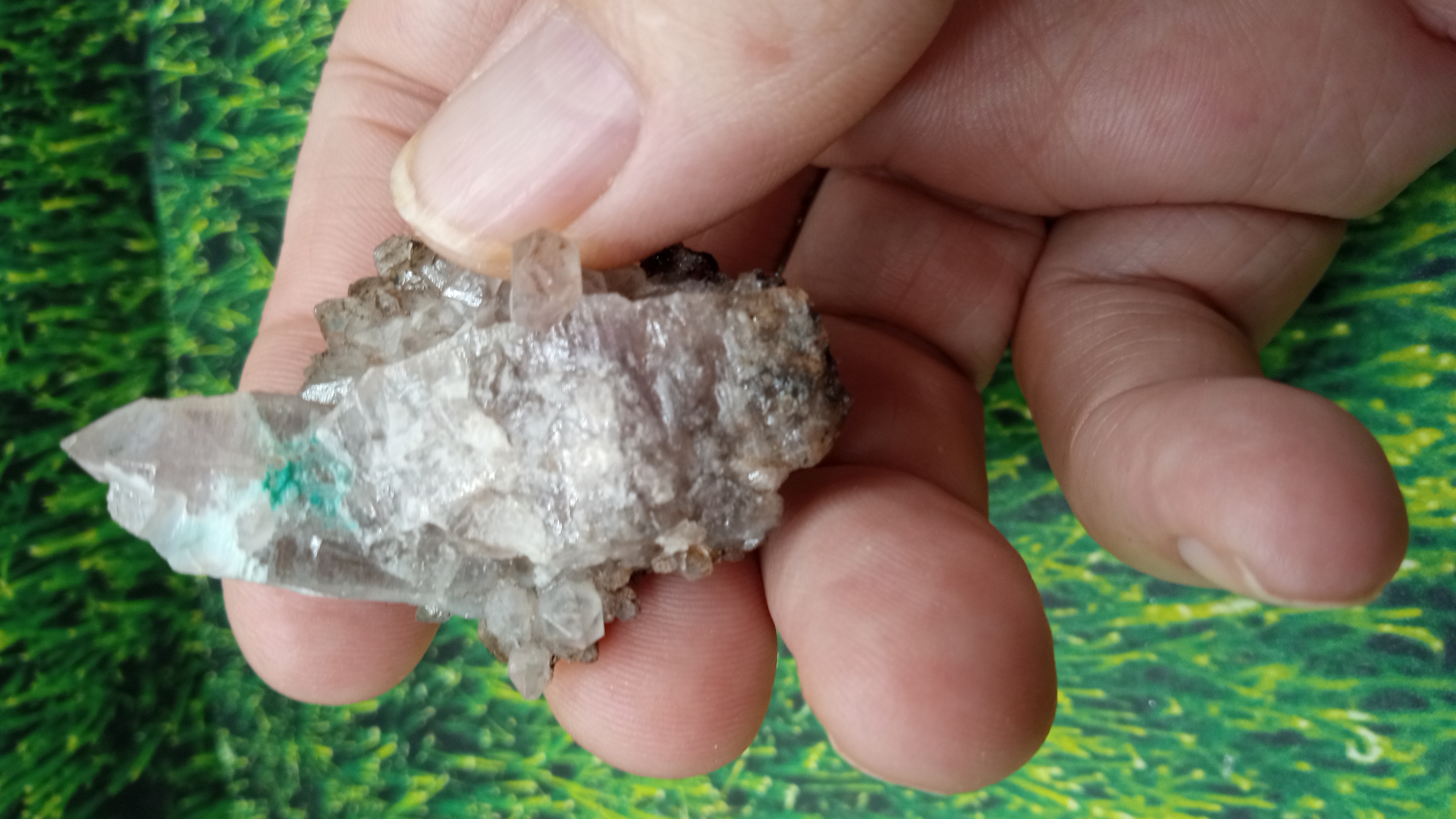 Quartz Crystal Cluster - OroGrande New Mexico ~