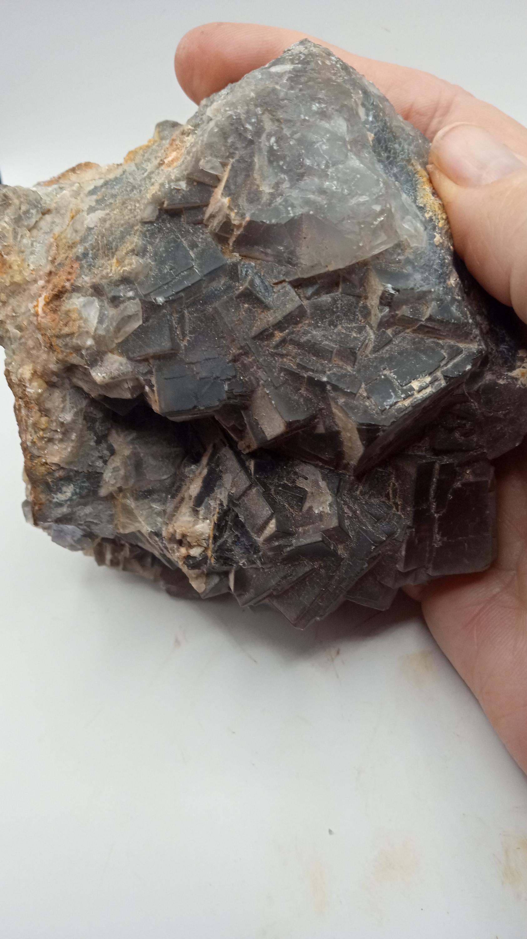 Fluorite Dark Blue - Rare find Mineral Specimen