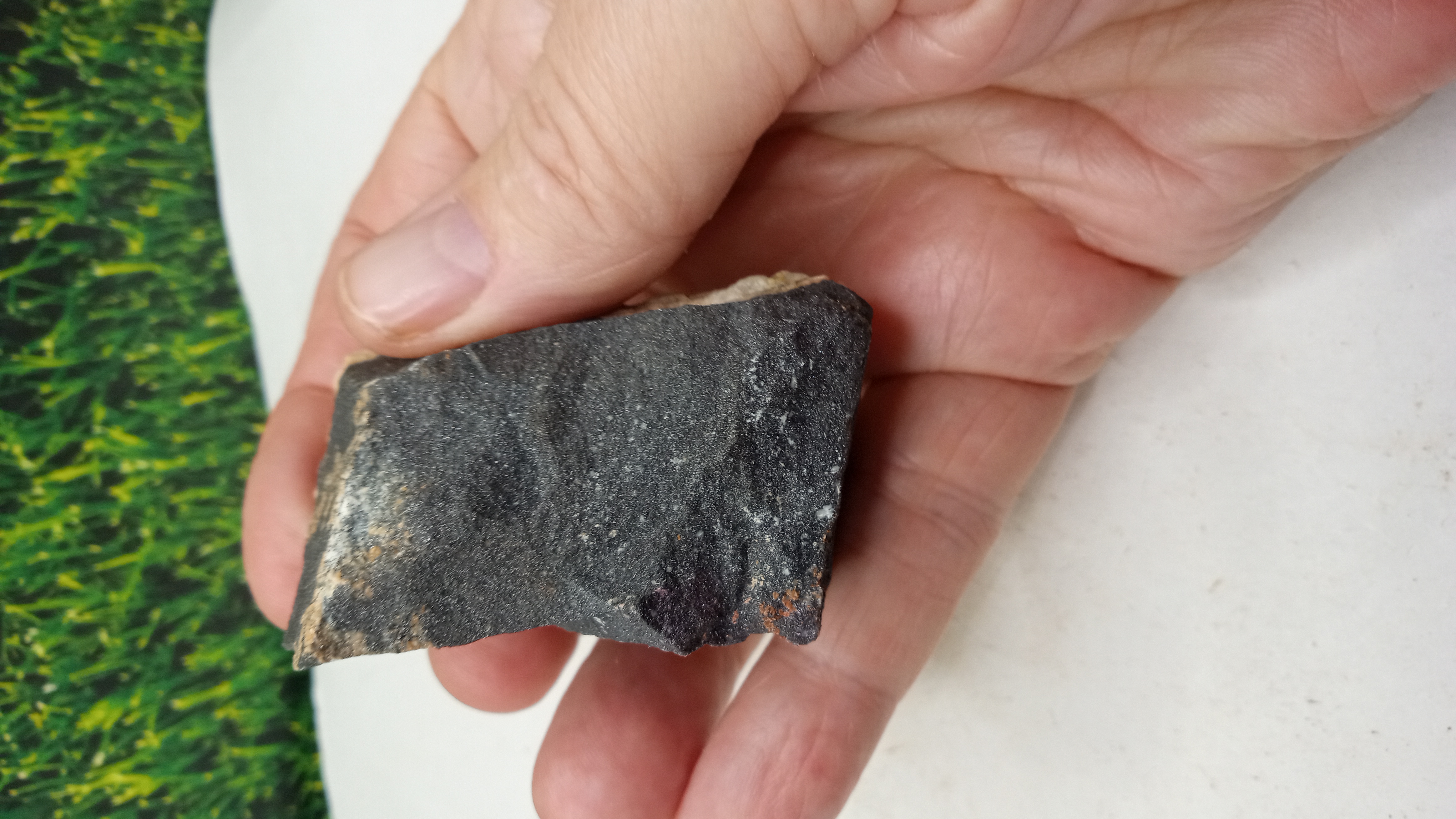 Black Basalt in natural form - New Mexico -