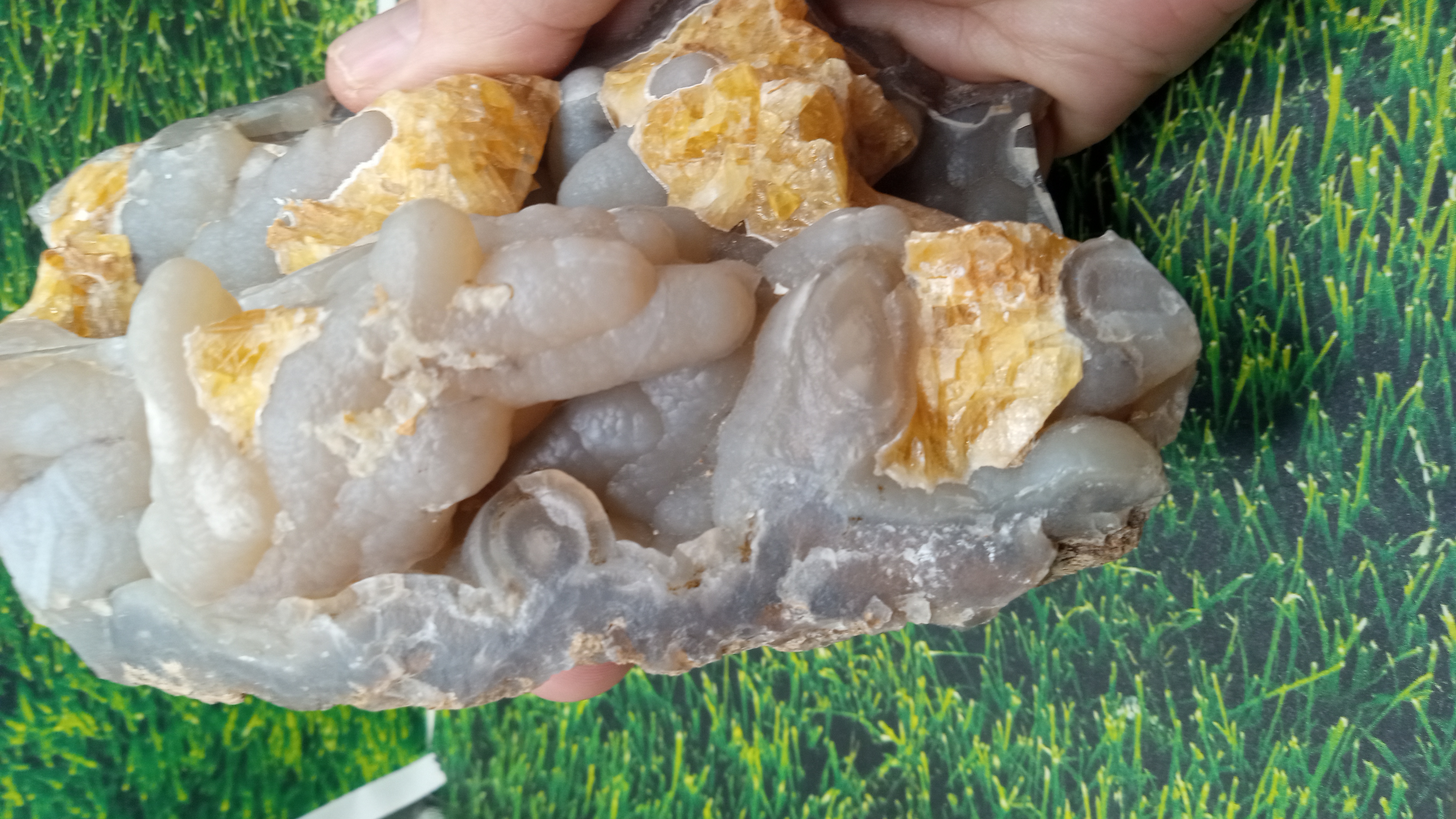 Gray chalcedony ~ Silver City area New Mexico