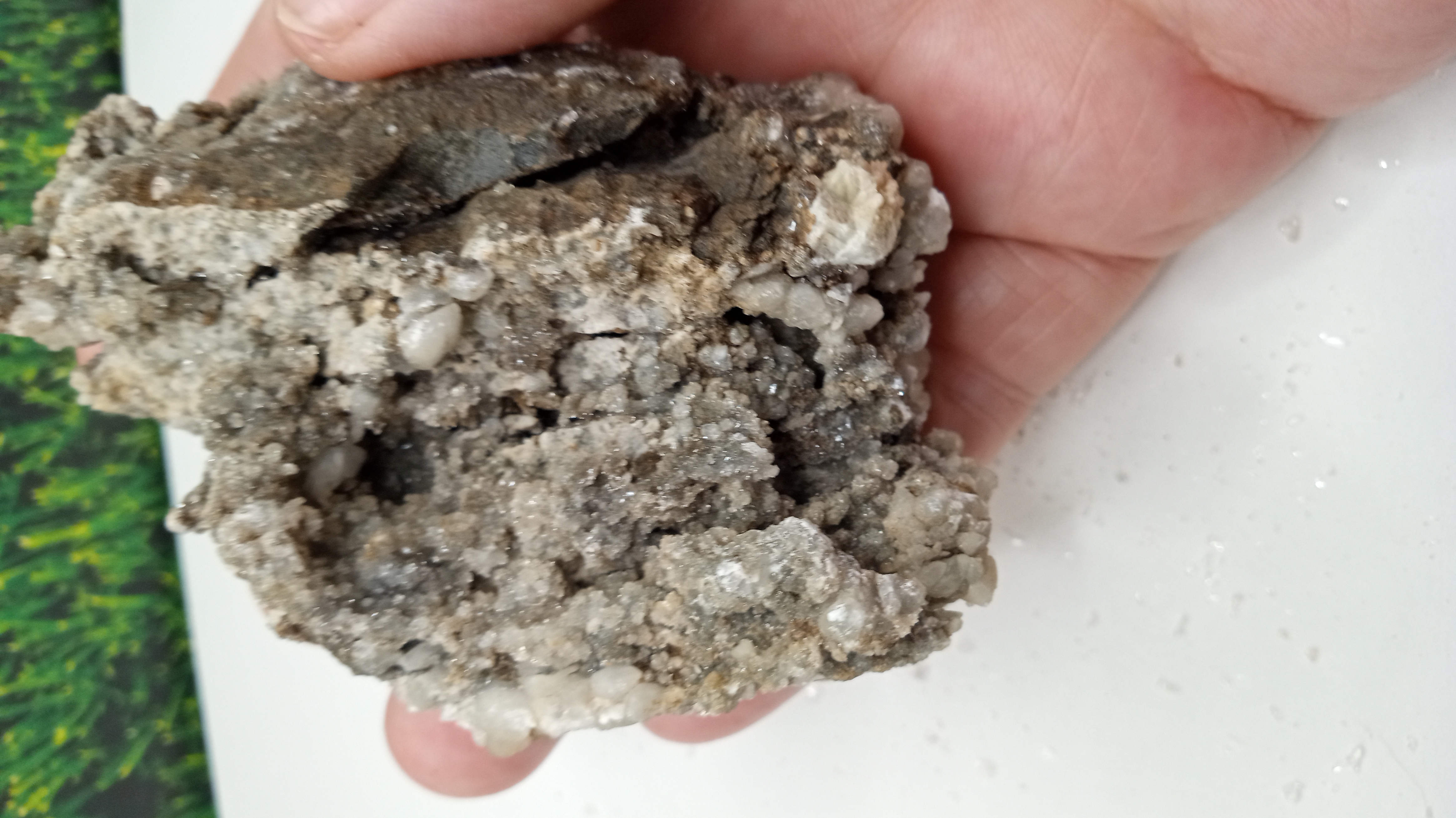 Gray Calcite Sparkly Crystals w/ blades - New Mexico - 