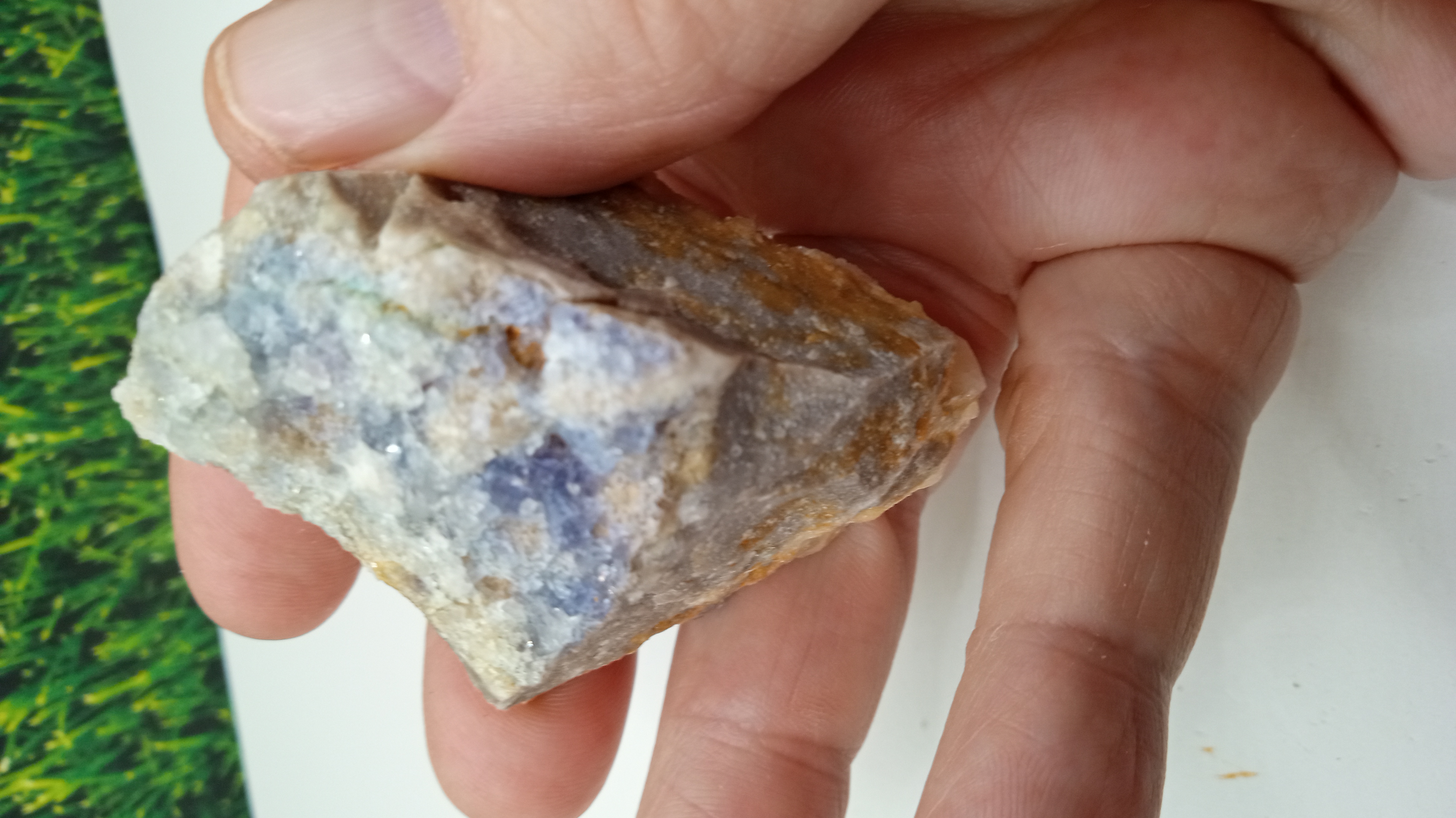 Stunning Blue Fluorite Mineral Specimen - New Mexico