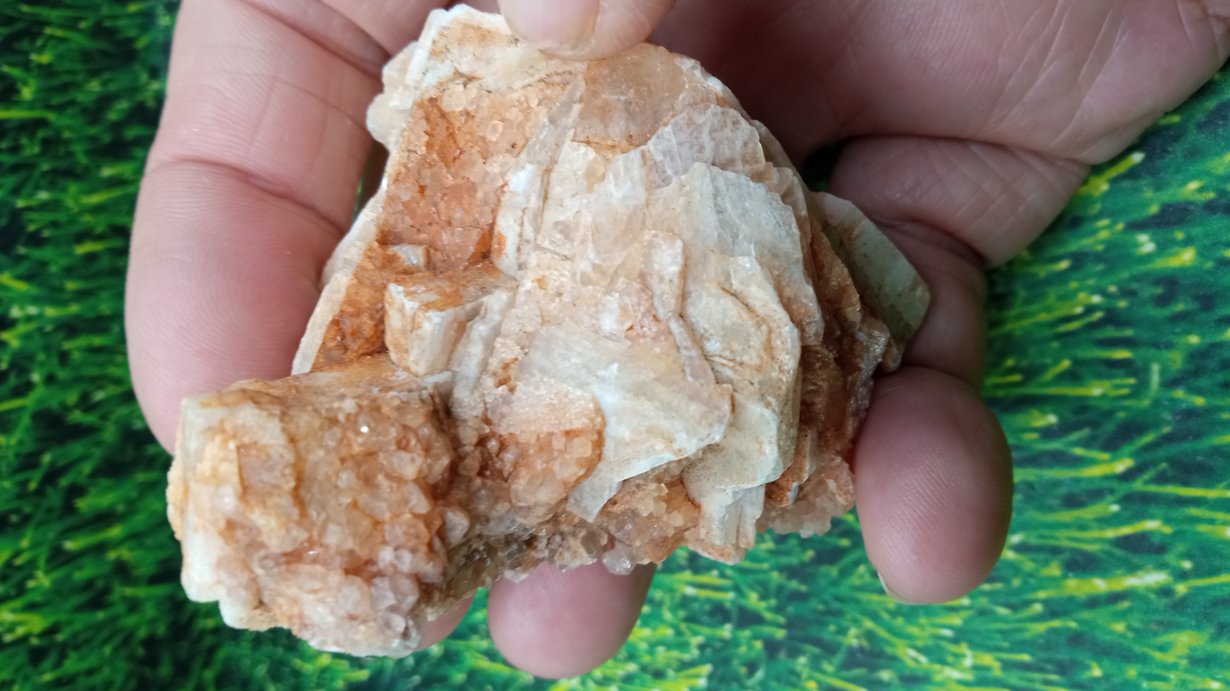 Orange Calcite - Otero County New Mexico -