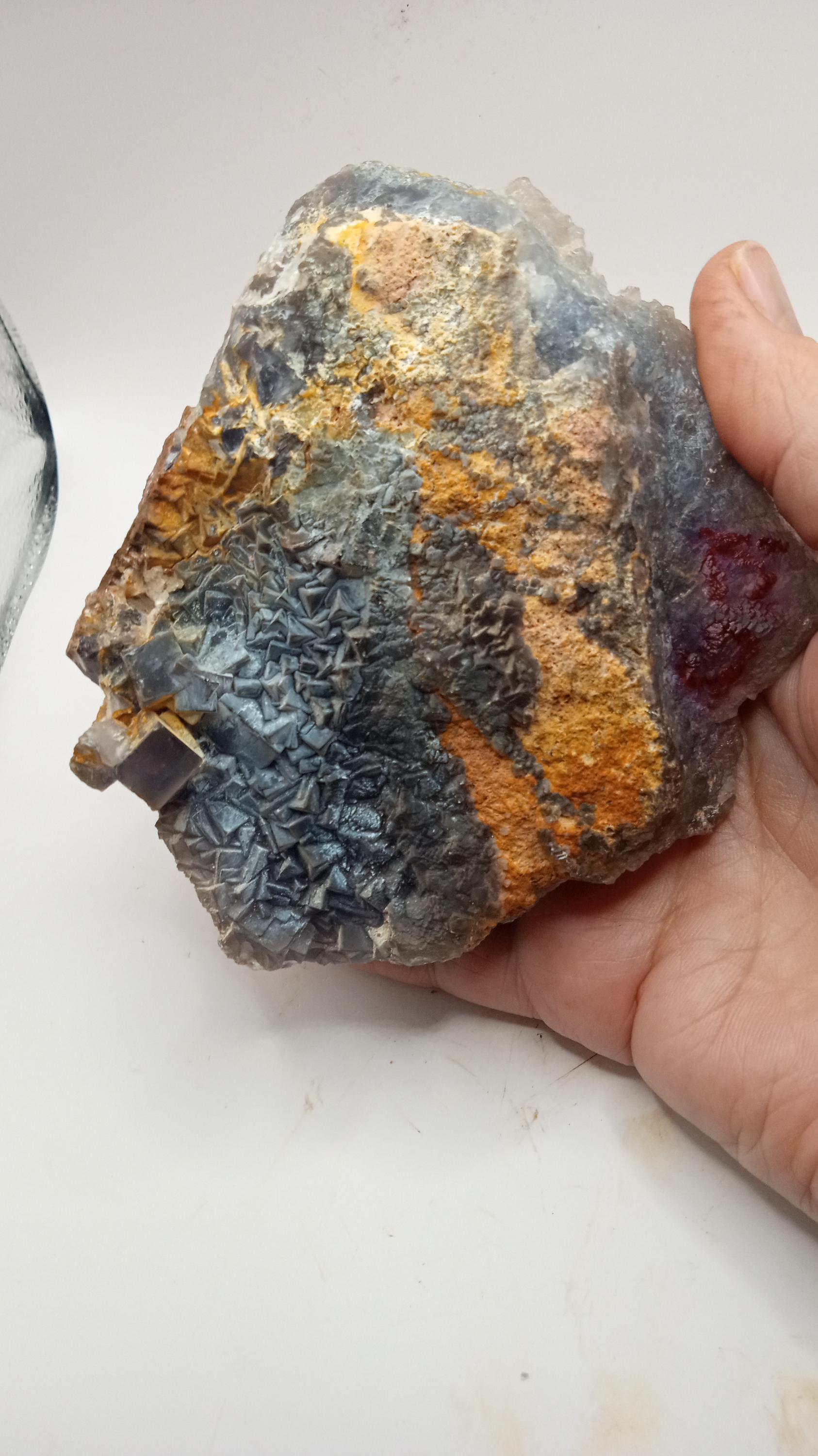 Fluorite Dark Blue - Rare find Mineral Specimen