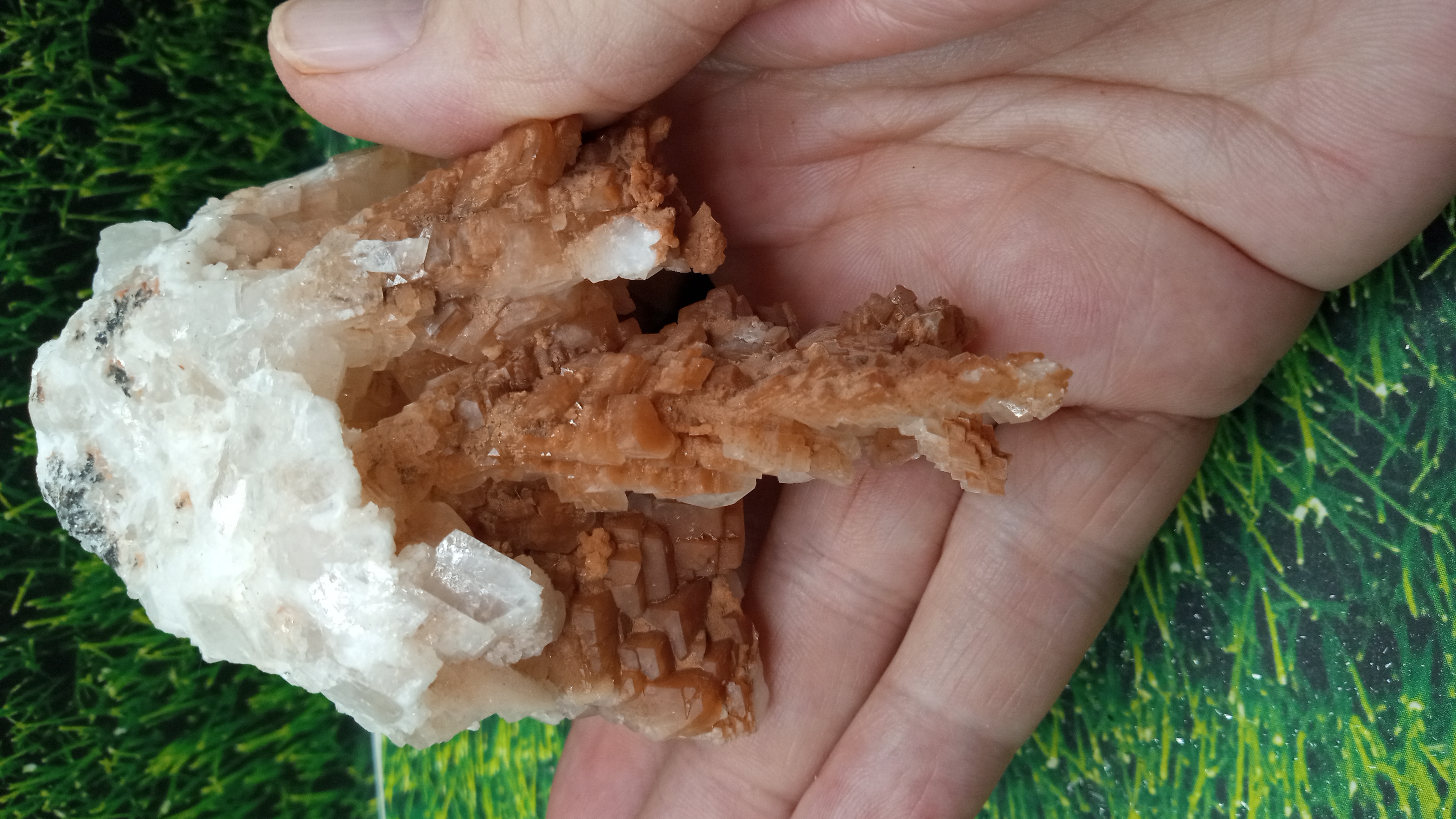 Stilbite / Halite / Western India - 