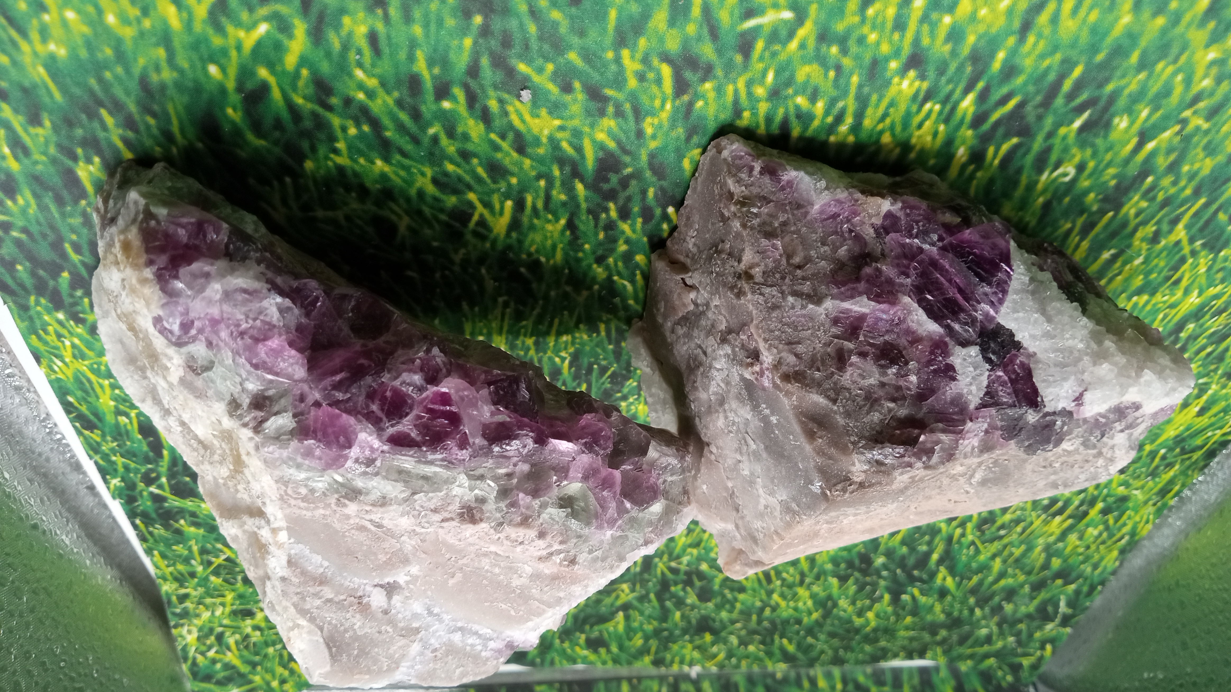 Beautiful Fluorite Specimens ( 2 ) Included ~ Wild West Tombstone Mine ~