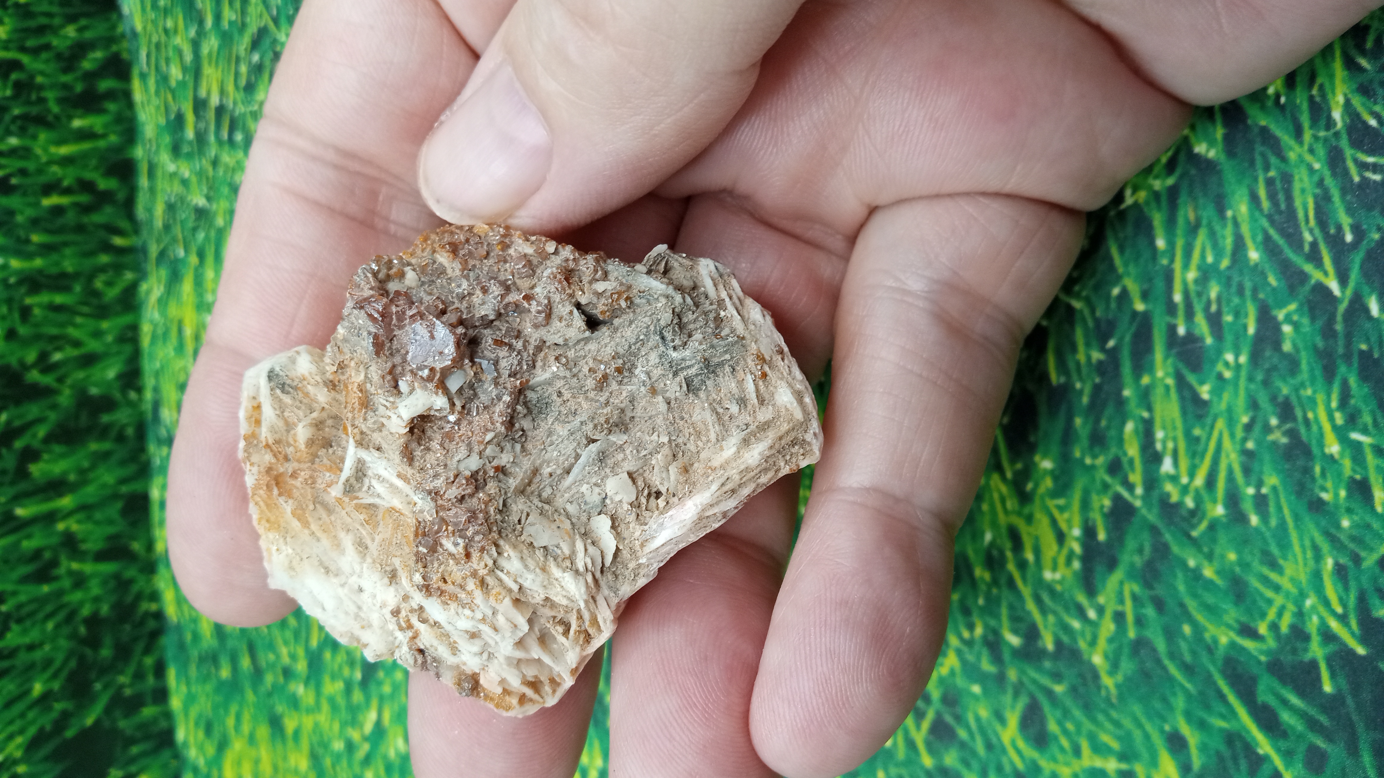 Vanadinite with Blades Mineral Specimen 