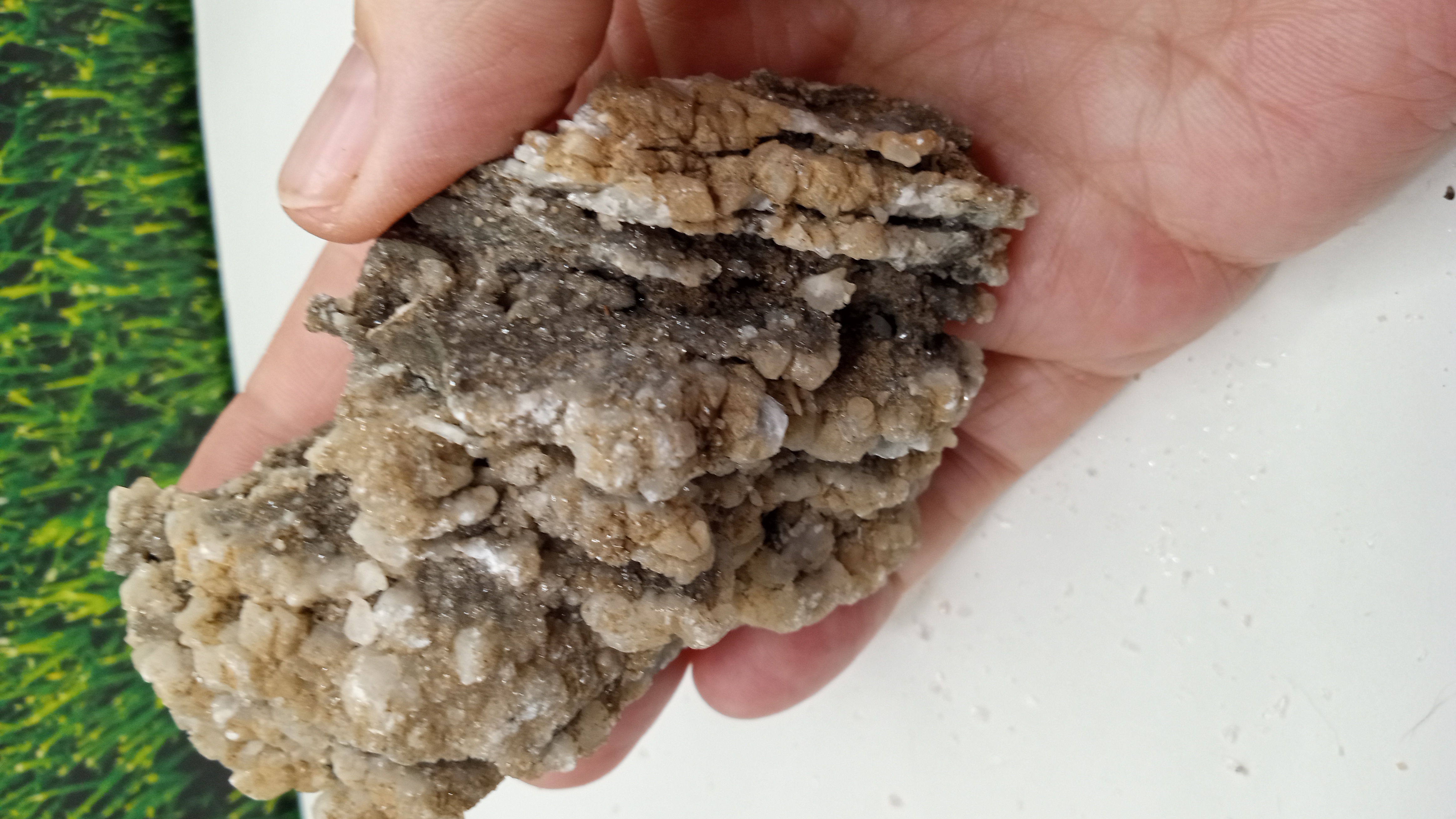 Gray Calcite Sparkly Crystals w/ blades - New Mexico - 