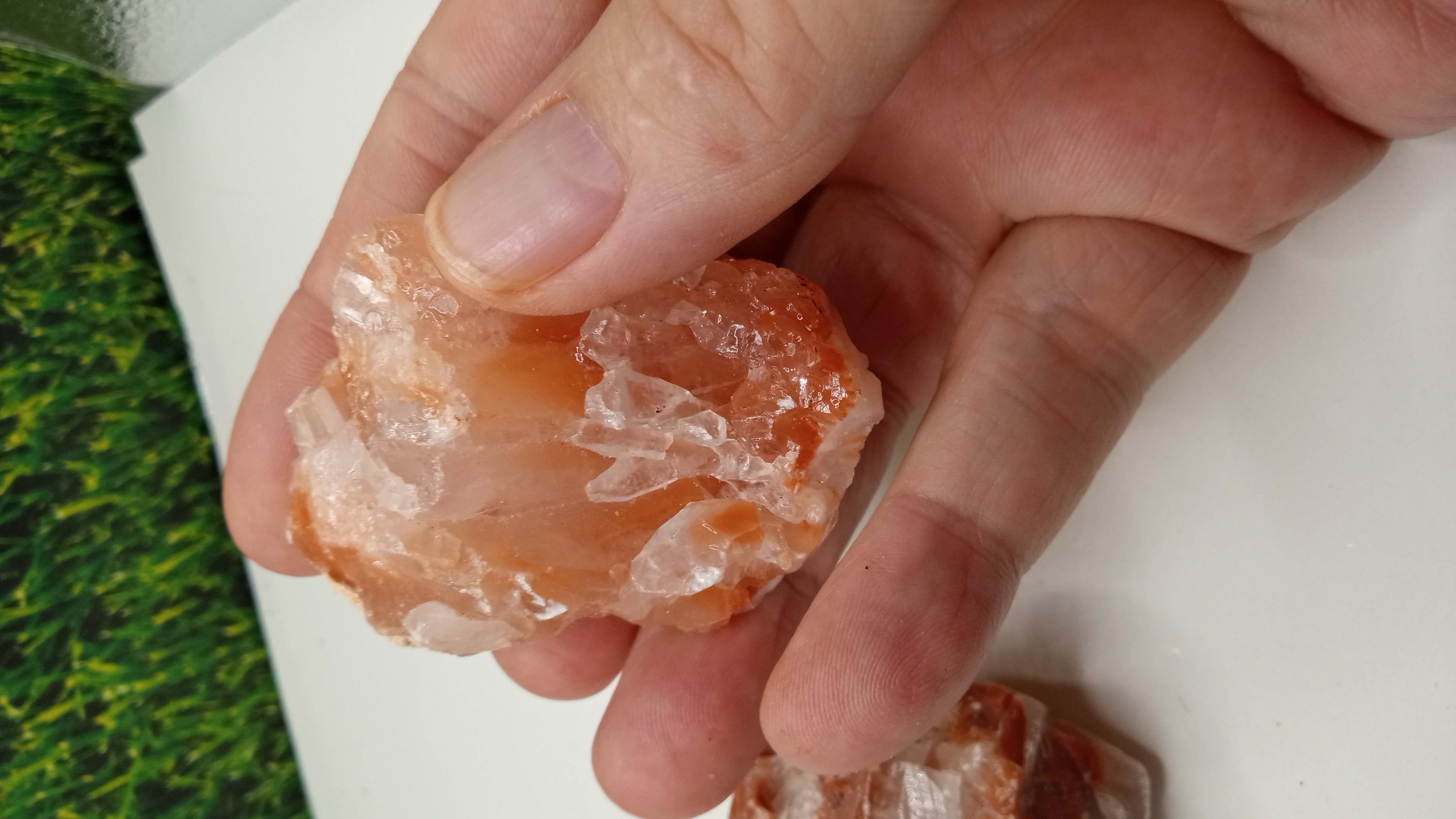 Beautiful Red Calcite Mineral Specimens - ( 2 )  Included ~ Mexico ~