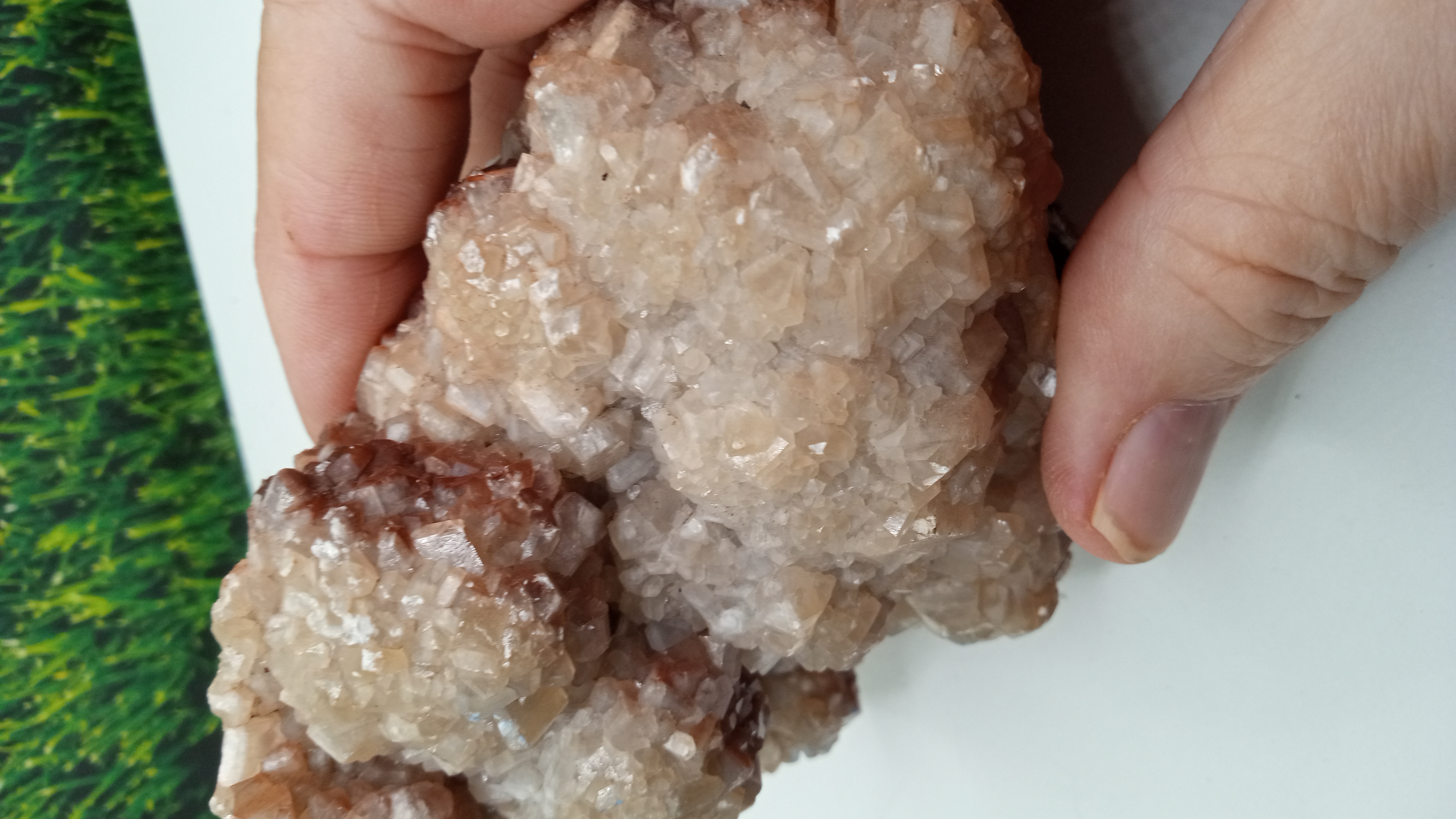 Chabazite / Pyrite / Calcite Mineral Specimen ~ Large ~