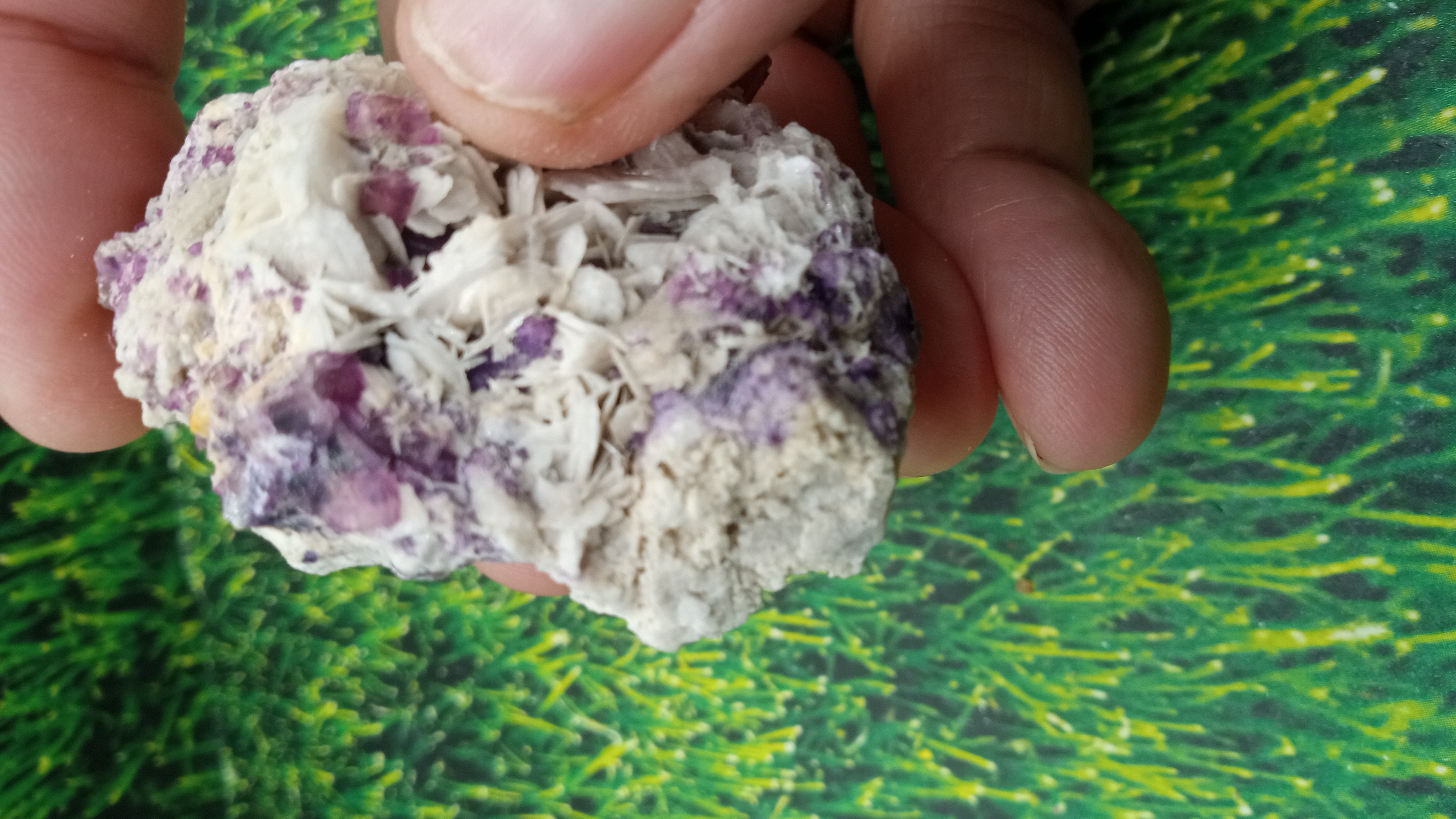 Beautiful Raspberry & Green Barite Mineral - New Mexico -  2.2 oz