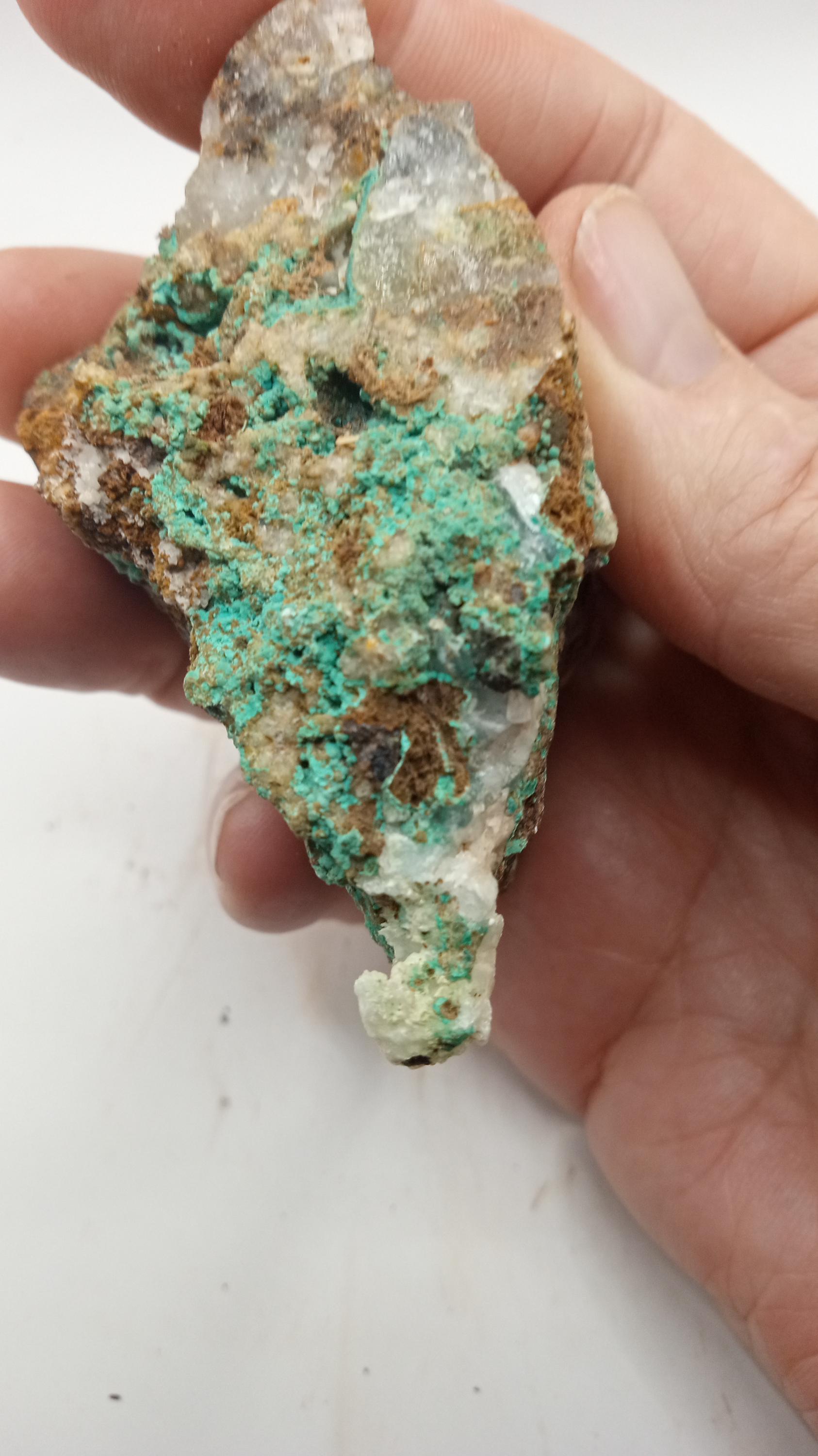 Green Rosasite Mineral 