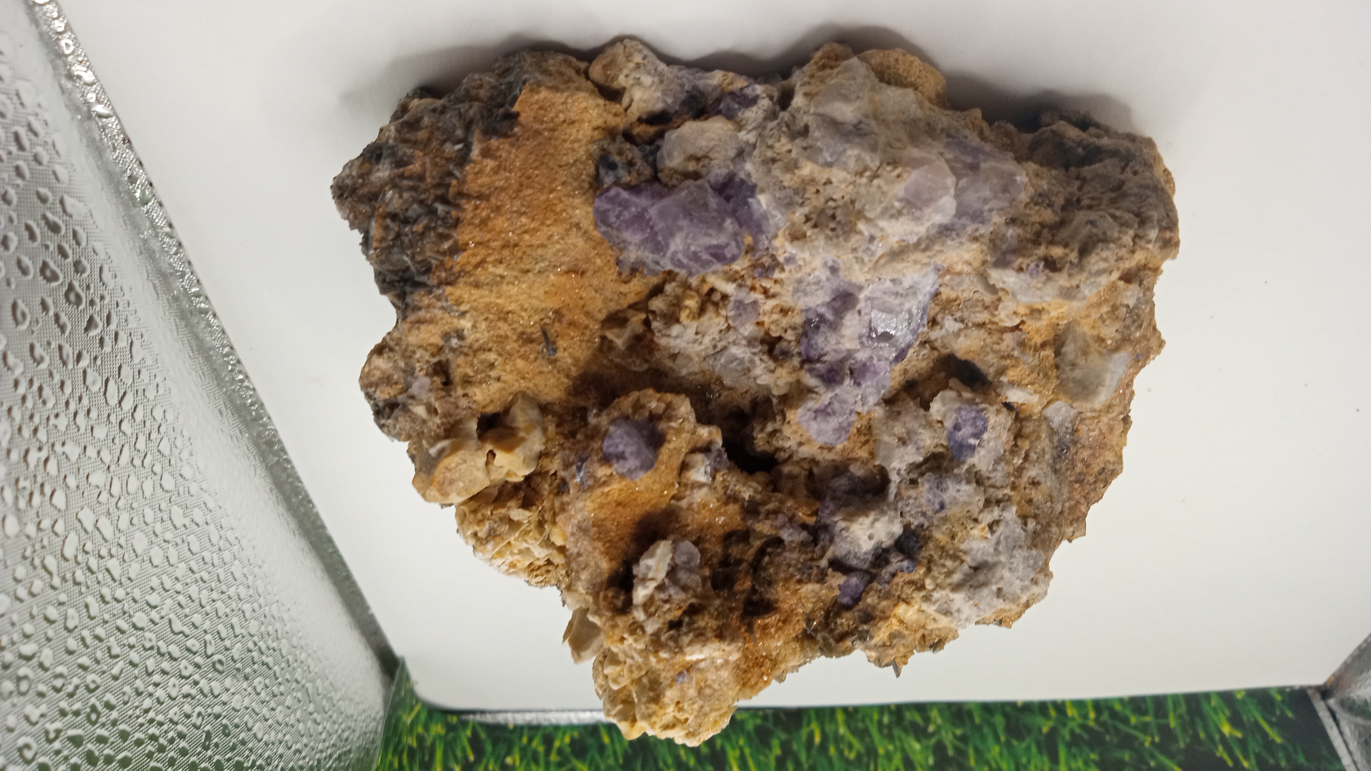 Dark Barite w/ Purple Fluorite - Rare ~ Over 1 LB -Central New Mexico -