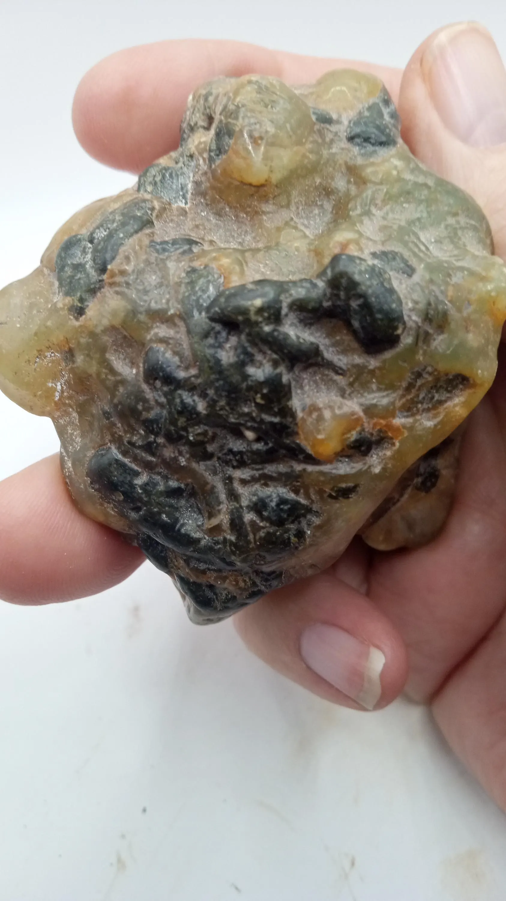 Agate Natural Raw Specimen -   7.8 oz Size