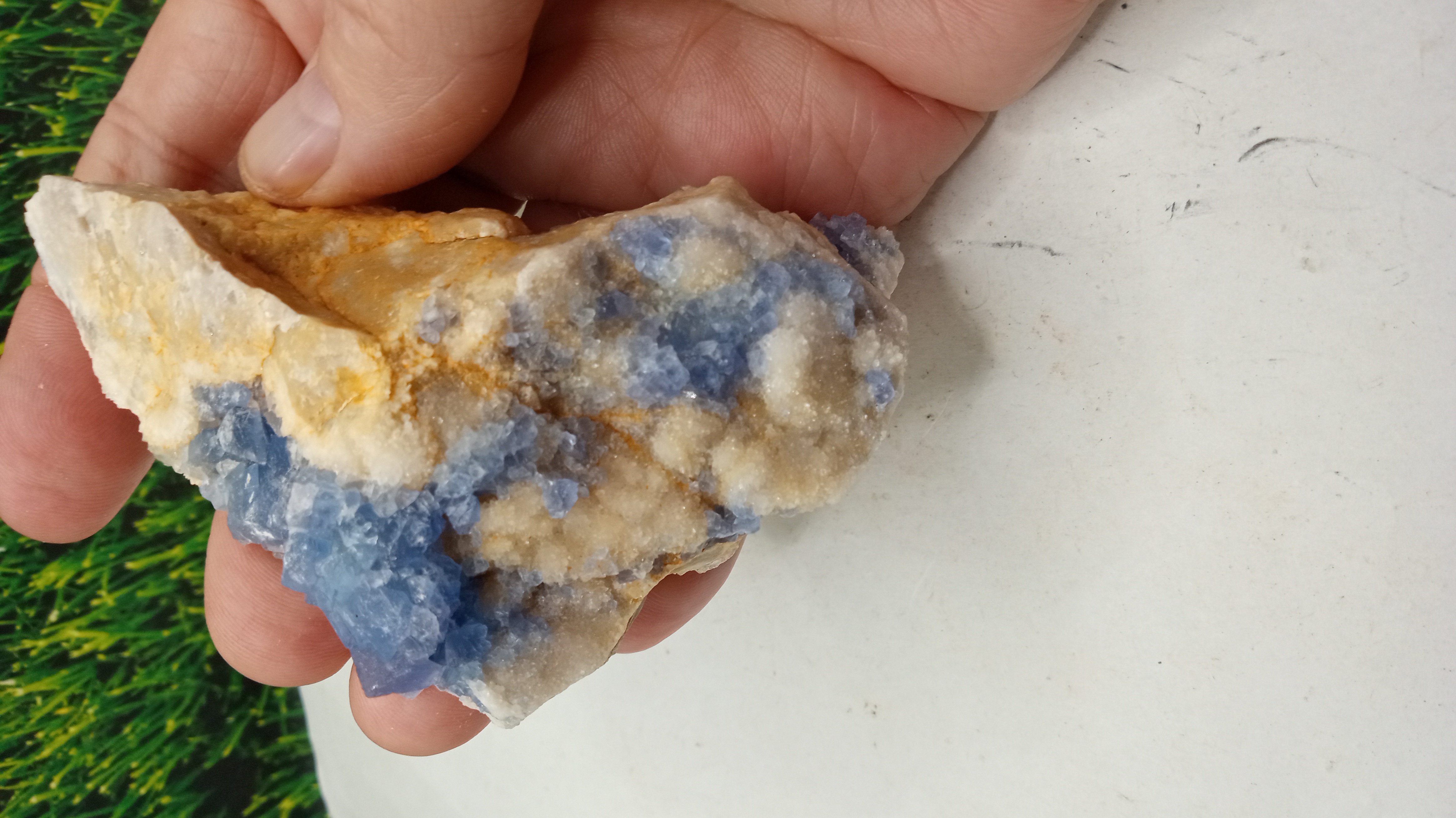 BLUE FLUORITE MINERAL SPECIMEN - Blanchard Mine NM