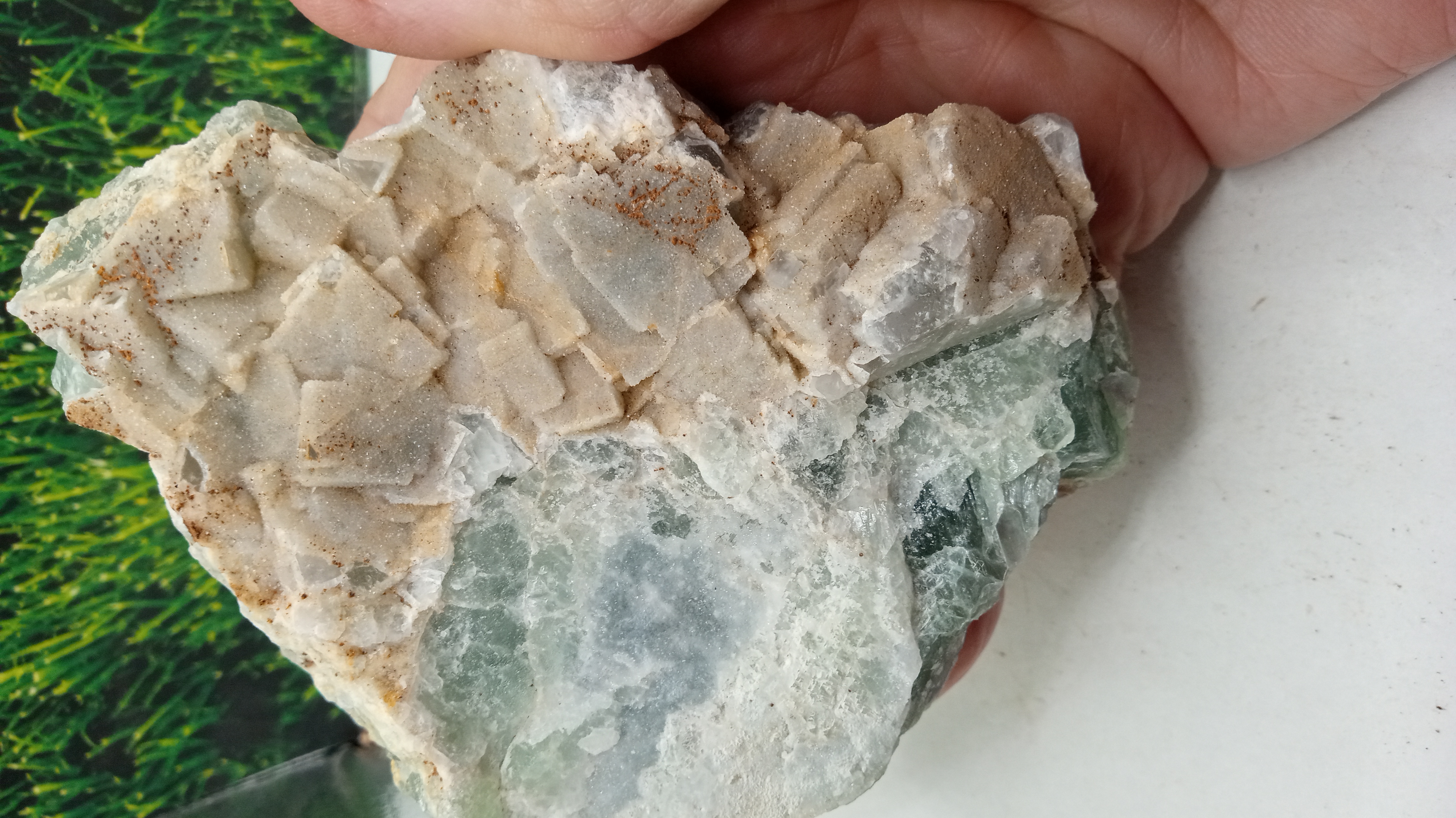 Barite and Fluorite Mineral Specimen - Large ~ Blanchard Mine New Mexico