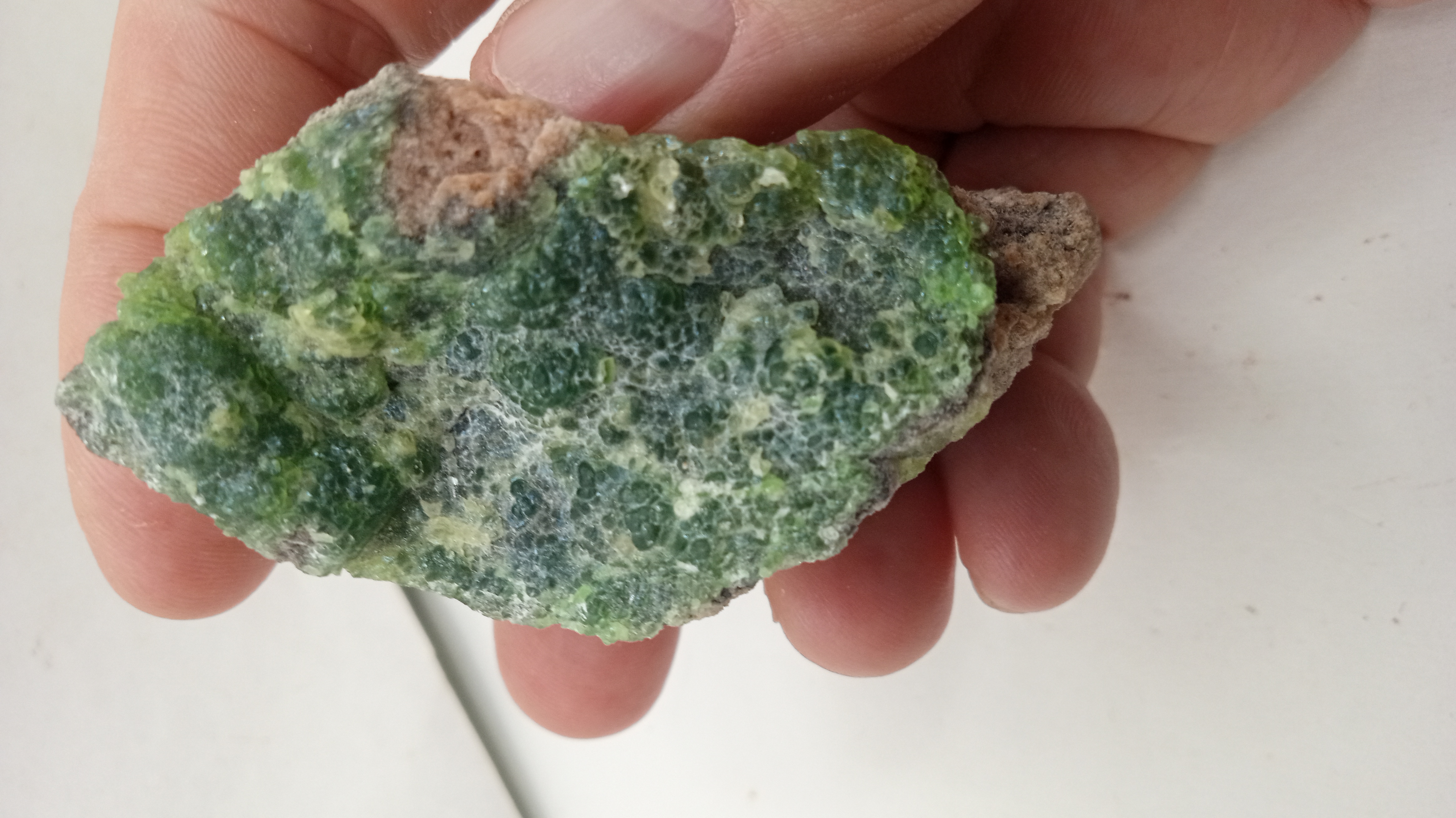 Green Cuprian Smithsonite - Rare - 79 Mine AZ