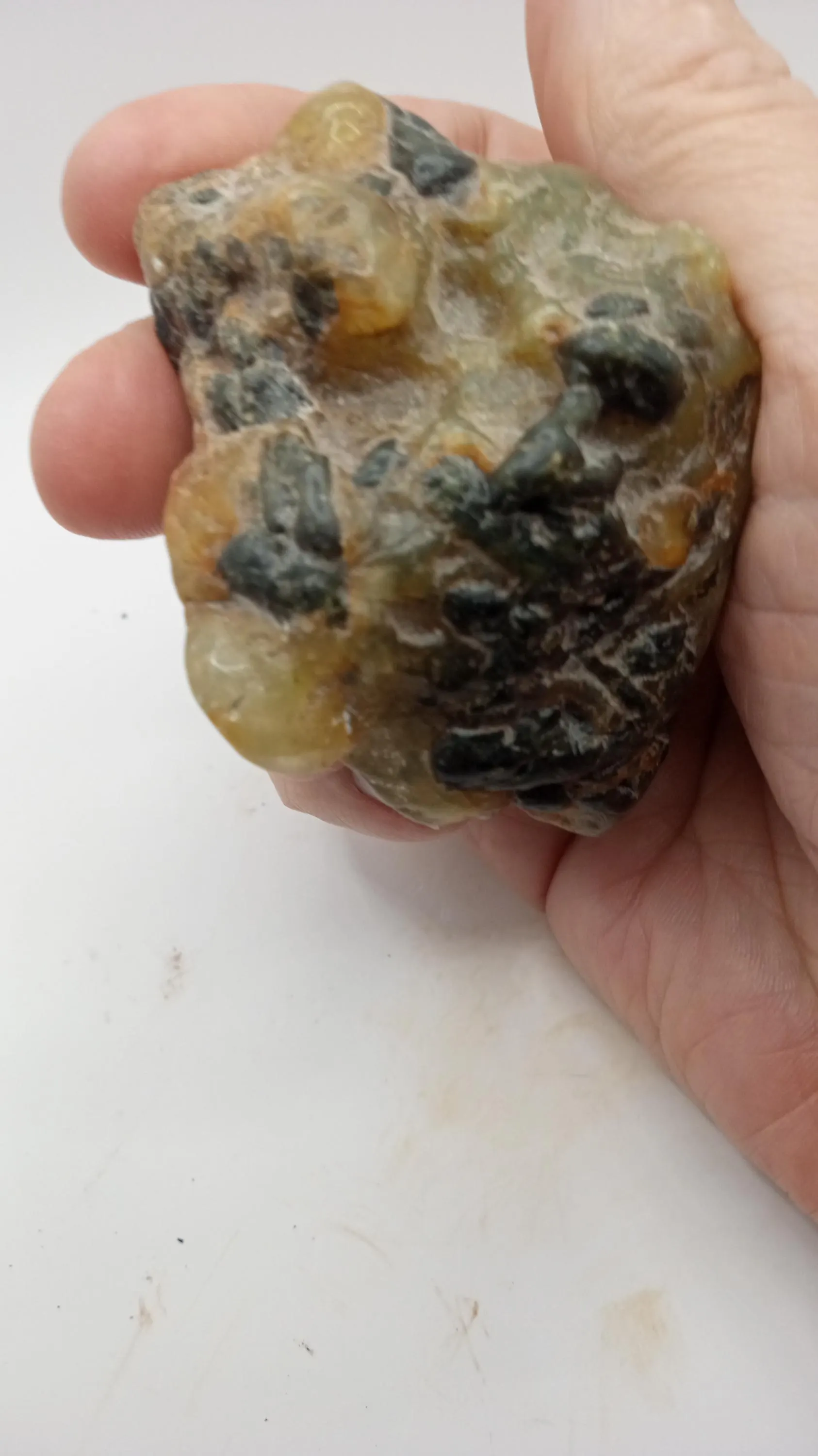 Agate Natural Raw Specimen -   7.8 oz Size