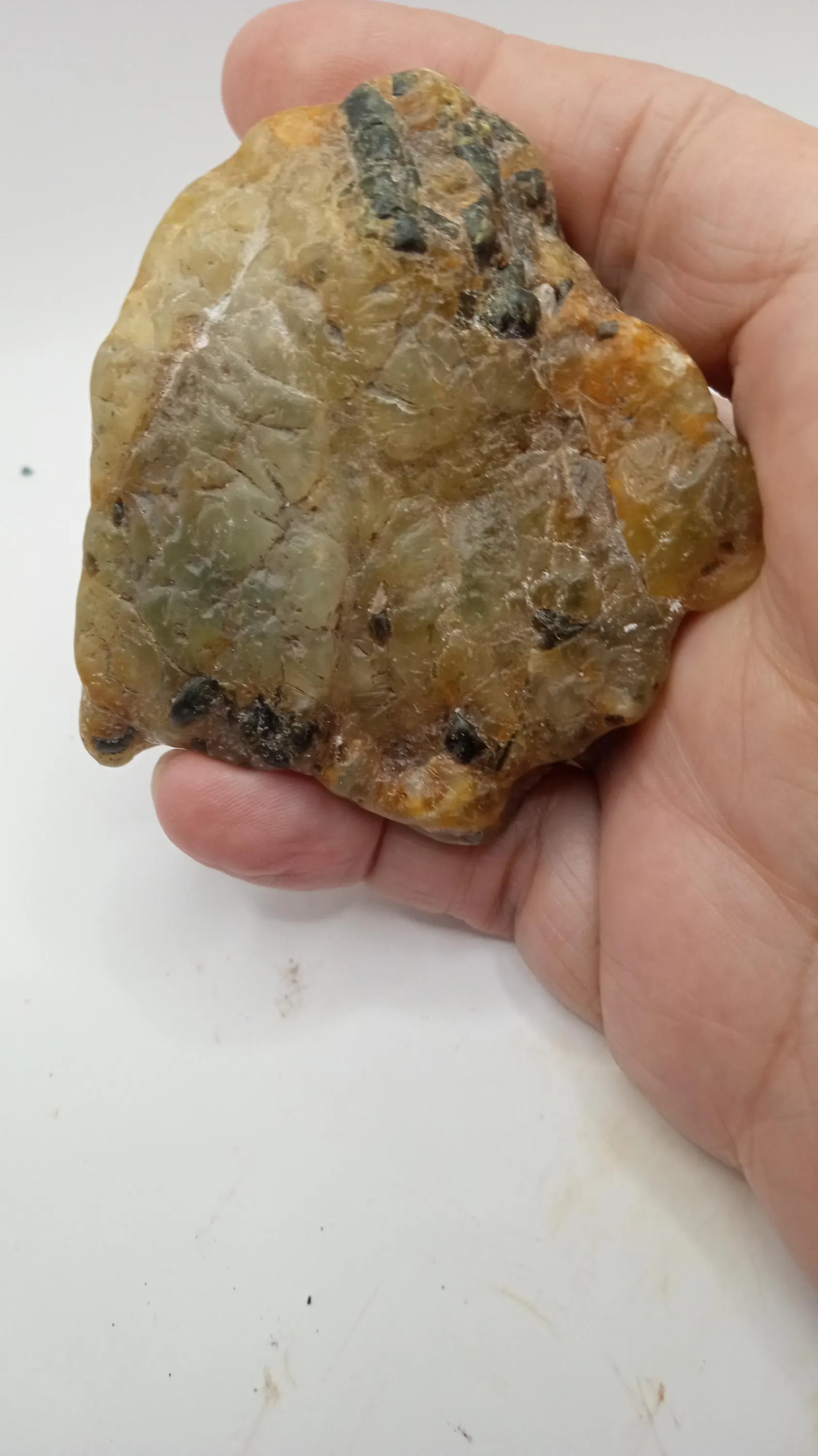 Agate Natural Raw Specimen -   7.8 oz Size