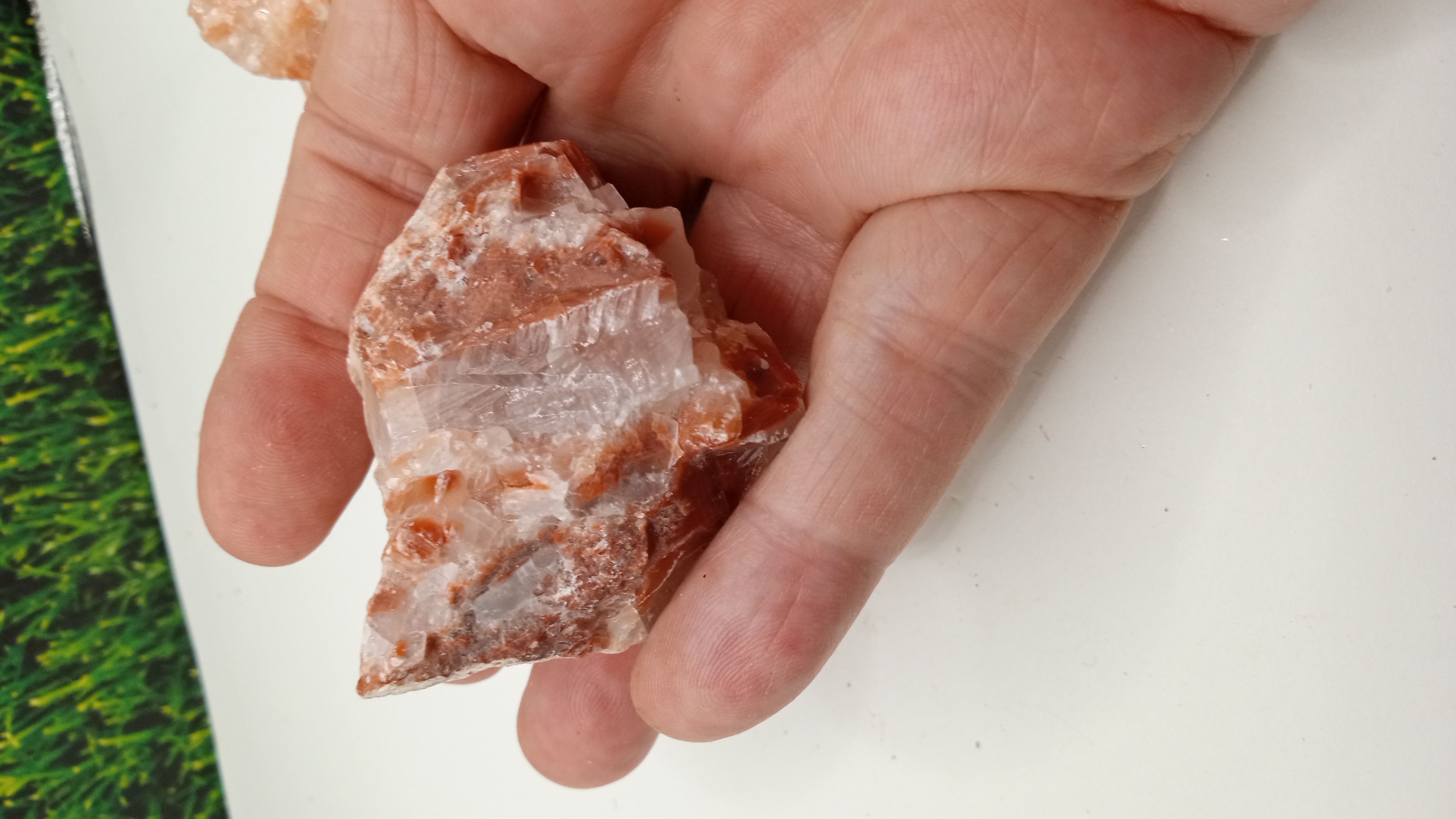 Beautiful Red Calcite Mineral Specimens - ( 2 )  Included ~ Mexico ~