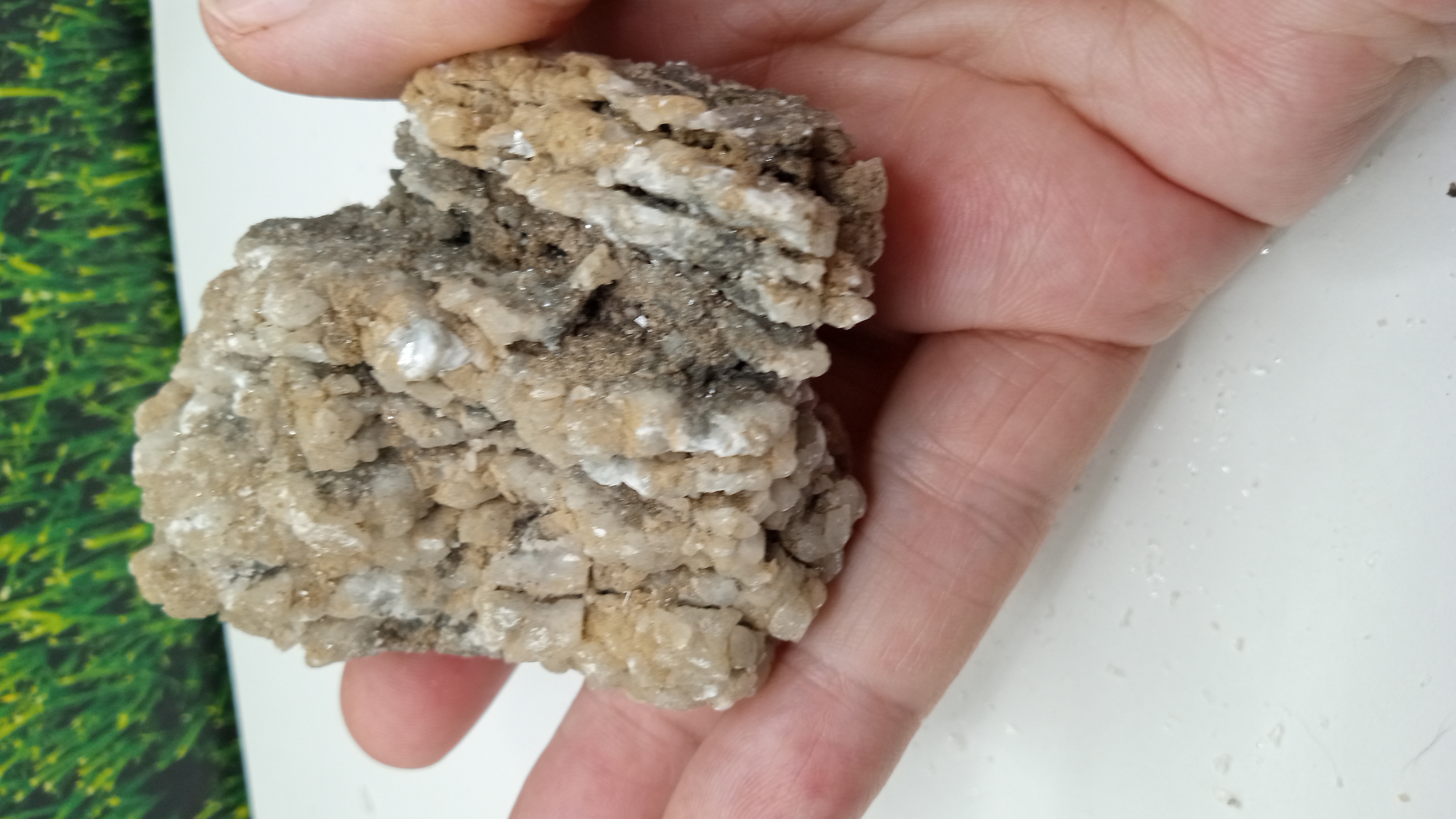 Gray Calcite Sparkly Crystals w/ blades - New Mexico - 