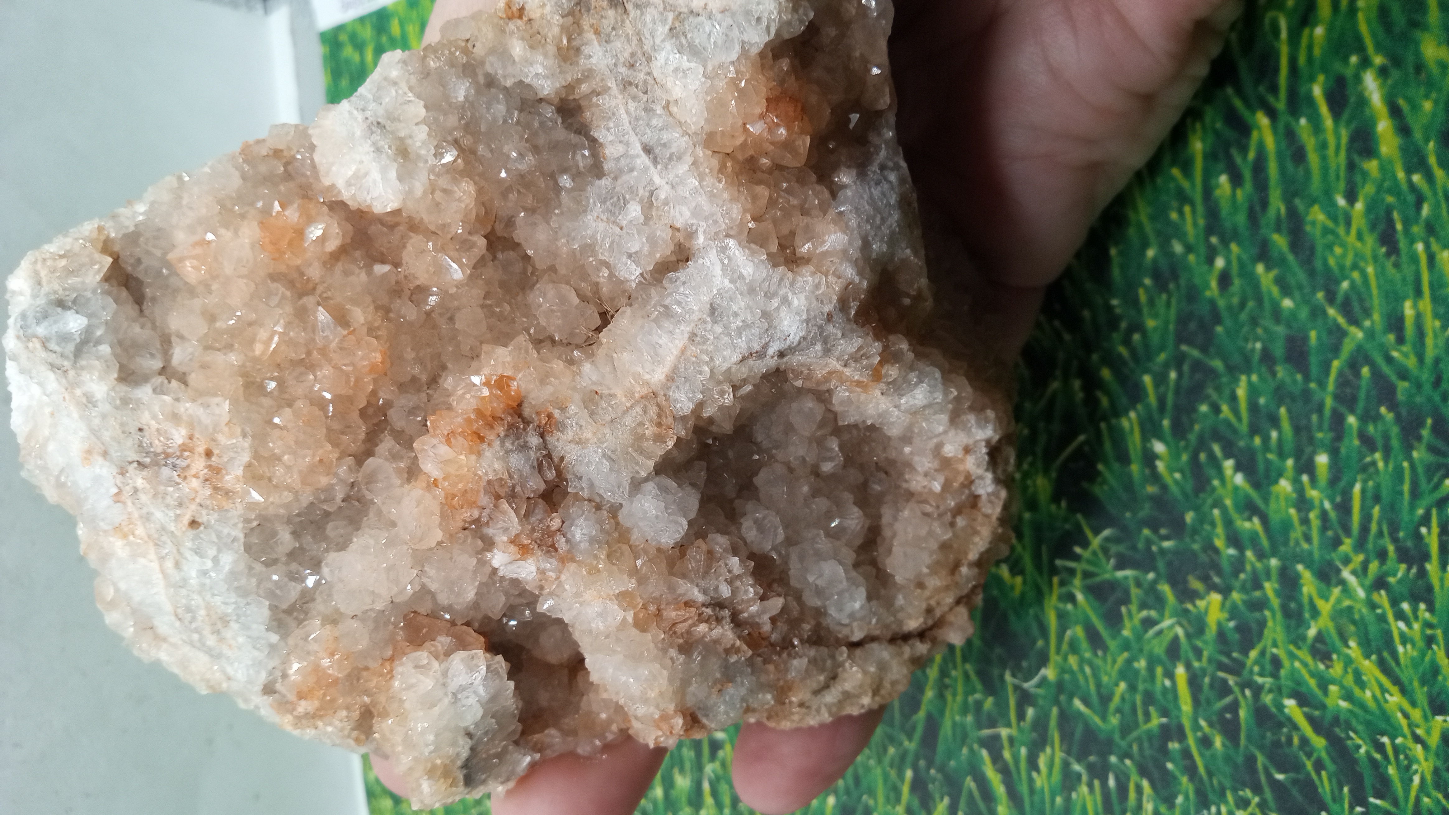 Peach quartz from New Mexico,  1 LB 8 OZ - Large - 