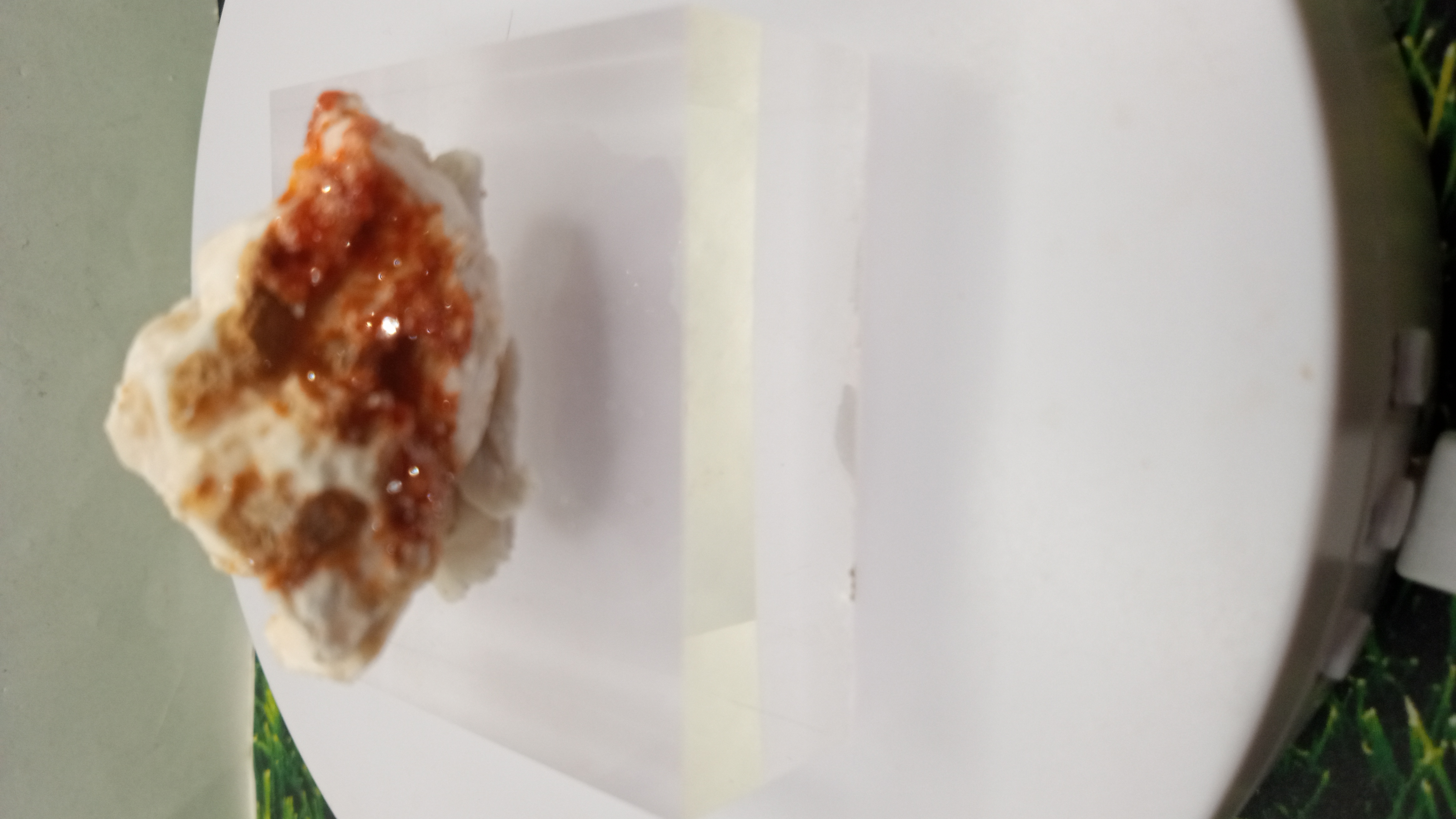 Vanadinite / on Acrylic Stand  Mibladen, Morocco