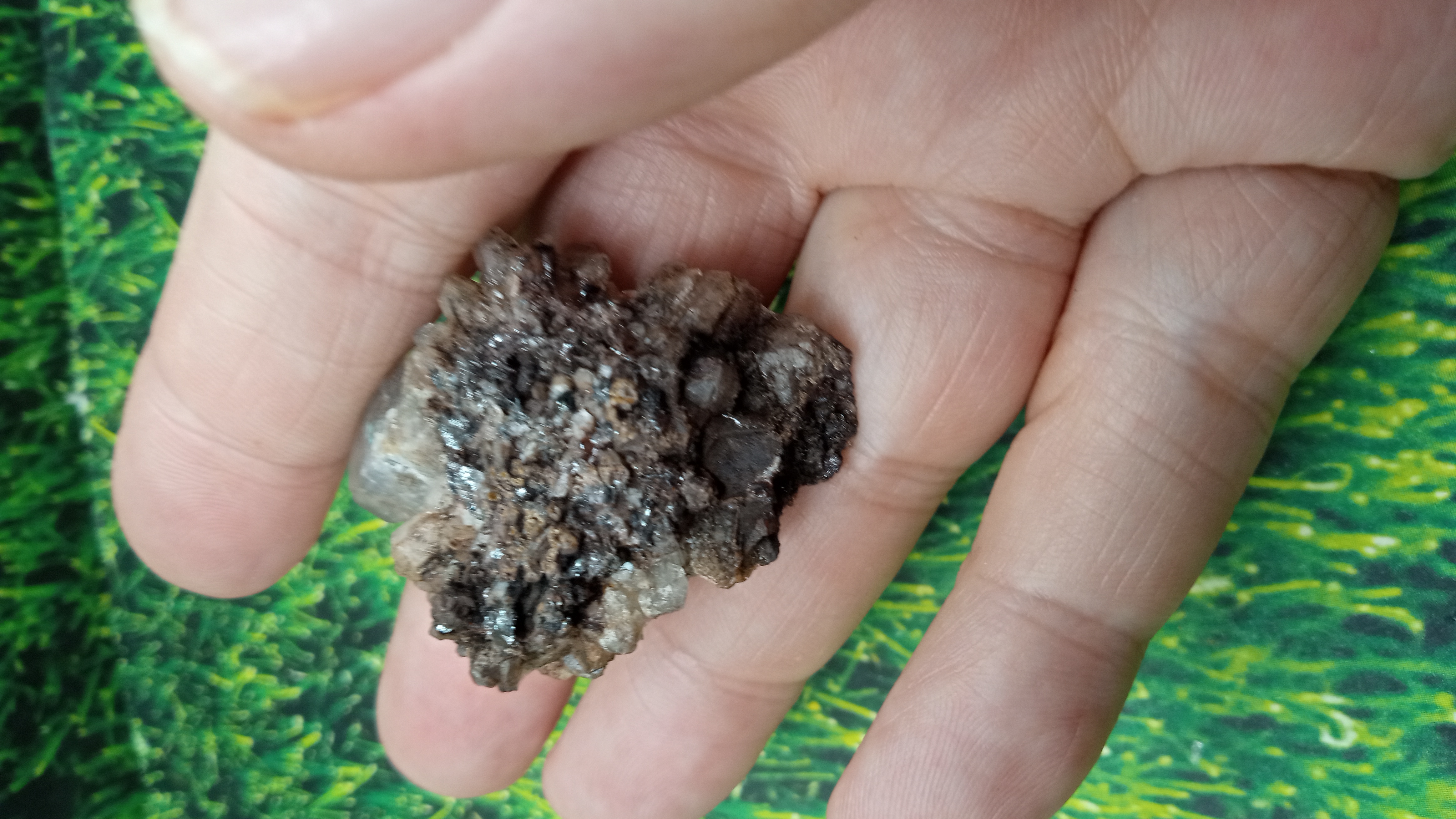 Quartz Crystal Cluster - OroGrande New Mexico ~