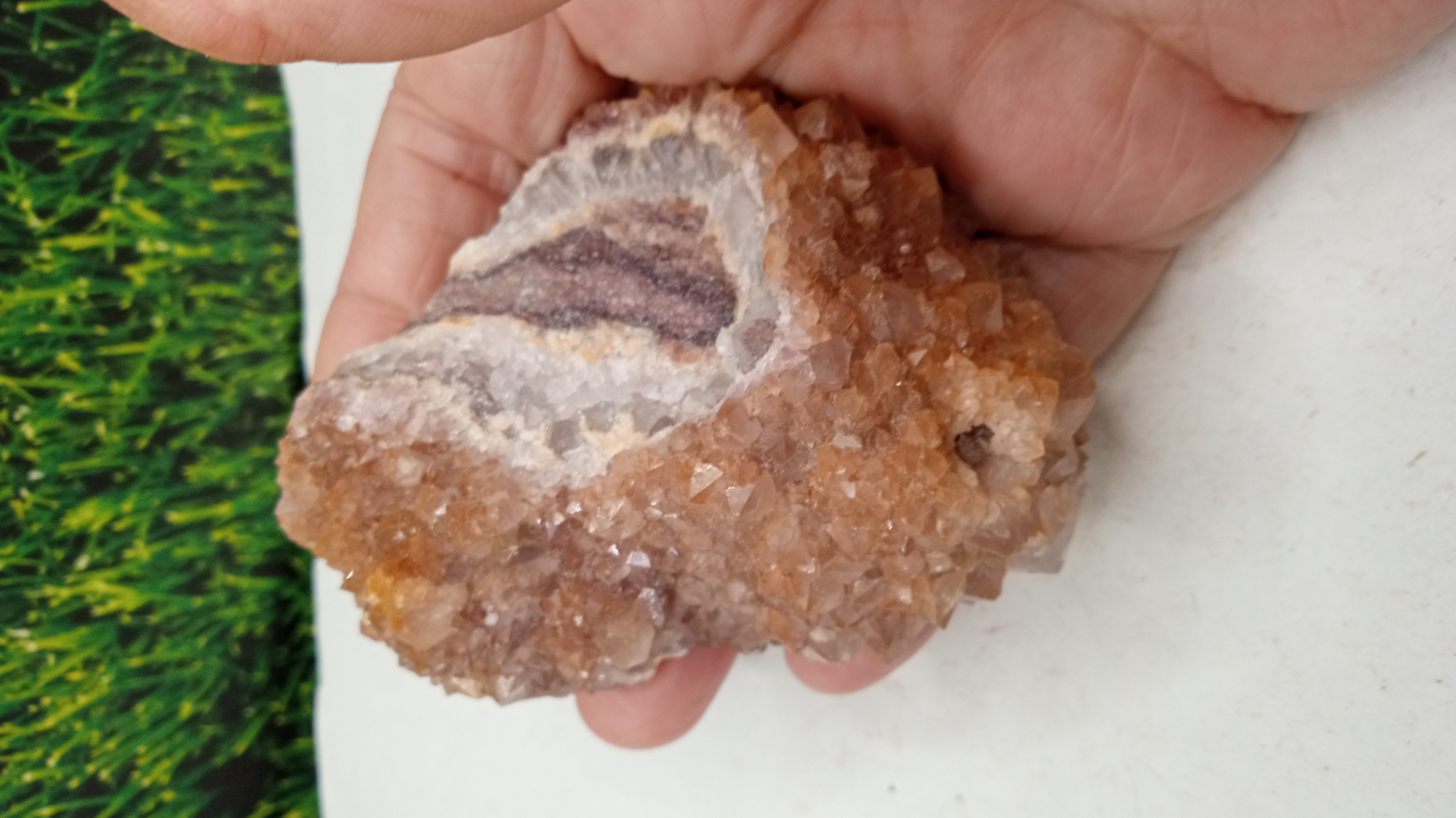 Beautiful Peach Quartz Mineral Specimen - Arizona -