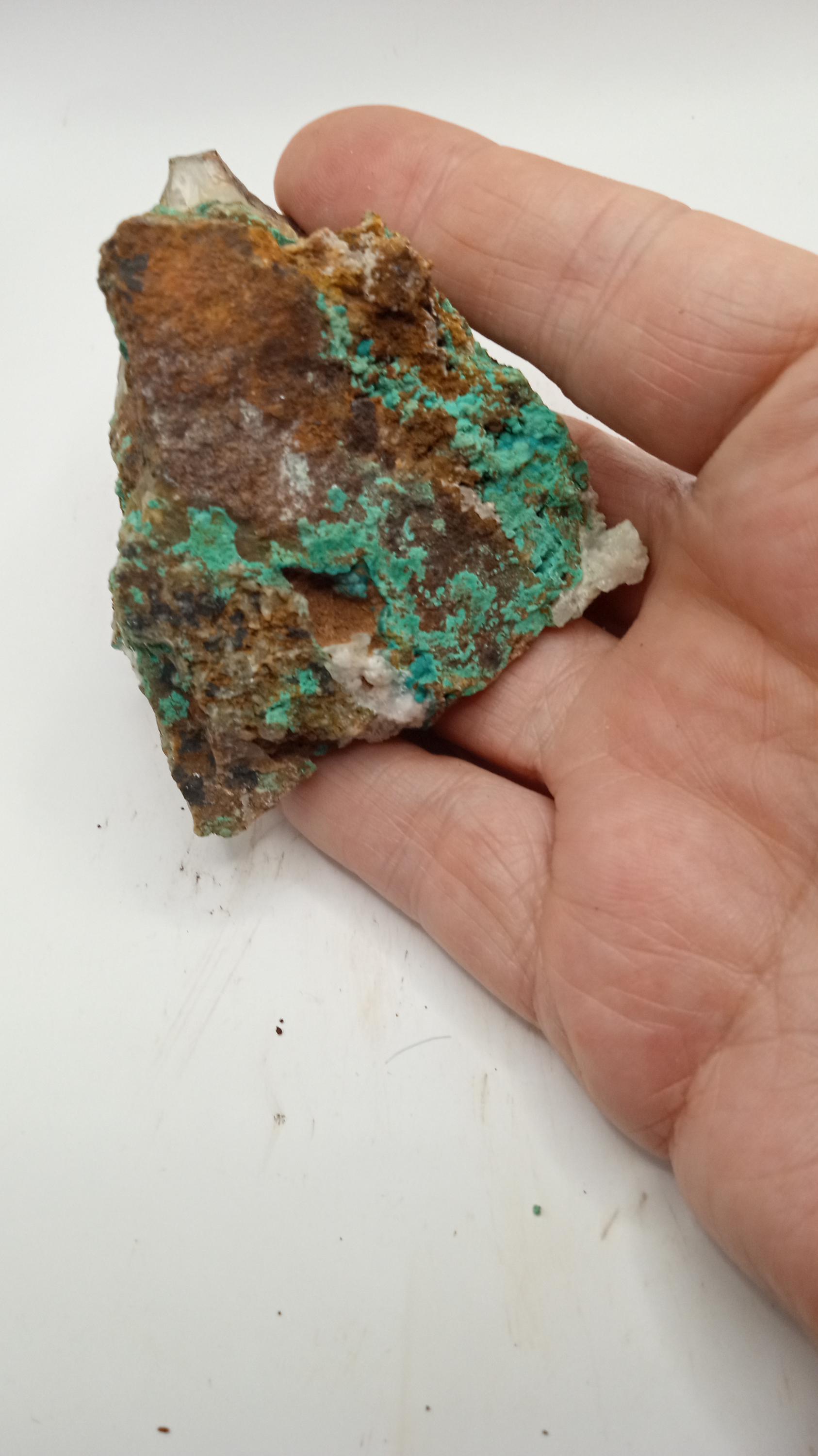 Green Rosasite Mineral 
