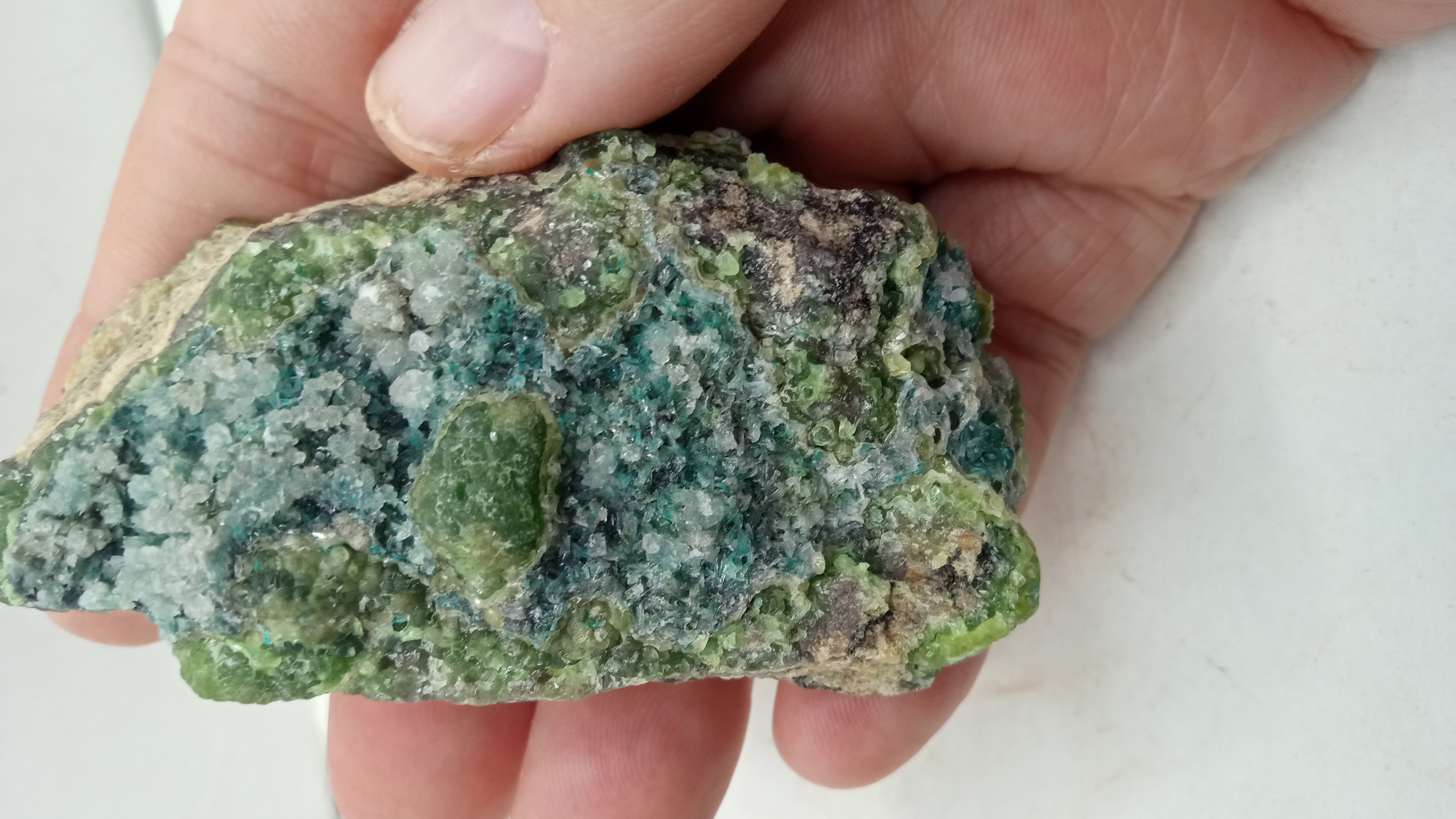 Green Cuprian Smithsonite ~ 79 Mine in Arizona