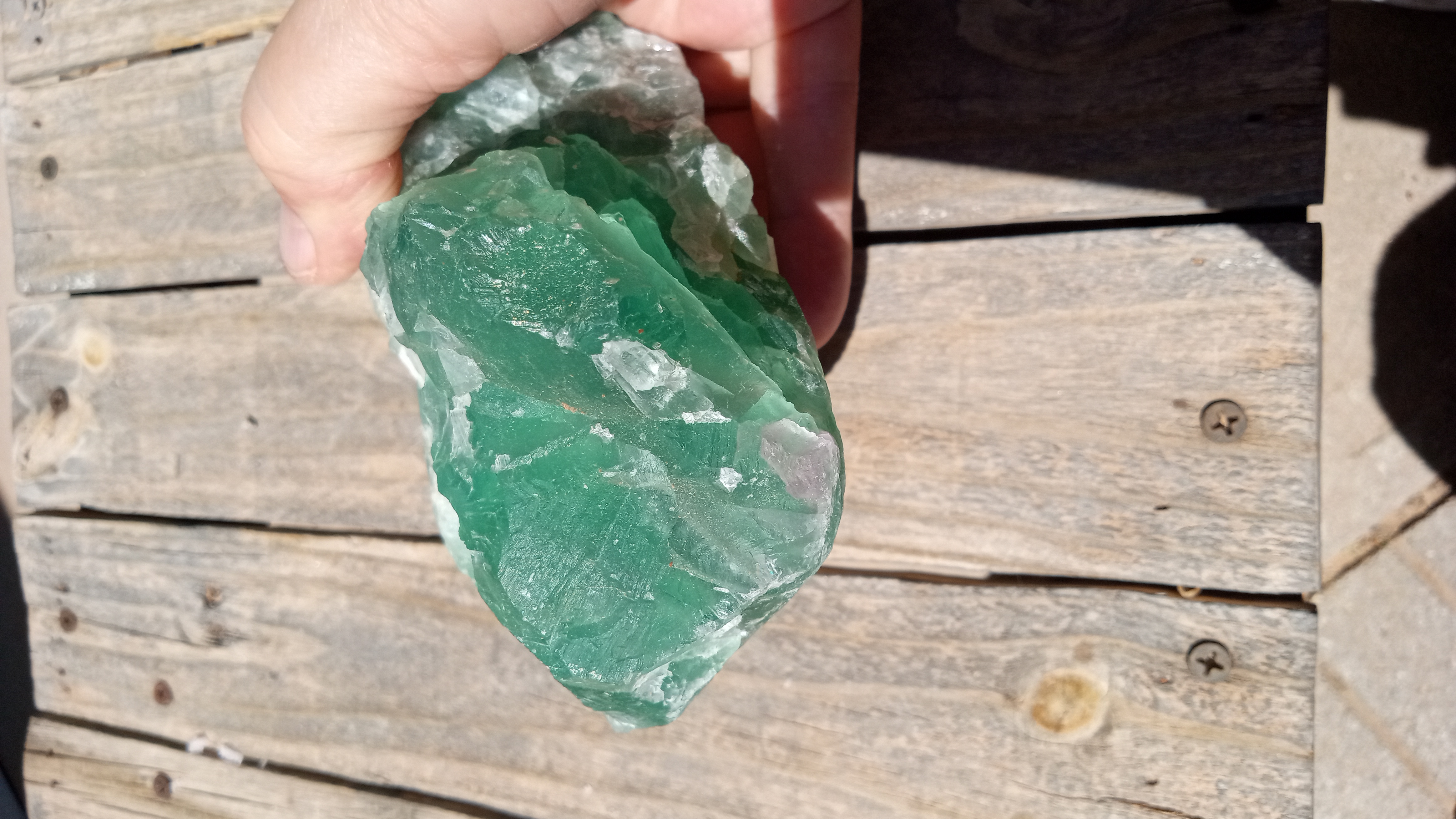 Stunning Large Green Fluorite Find - Lone Star Mine AZ