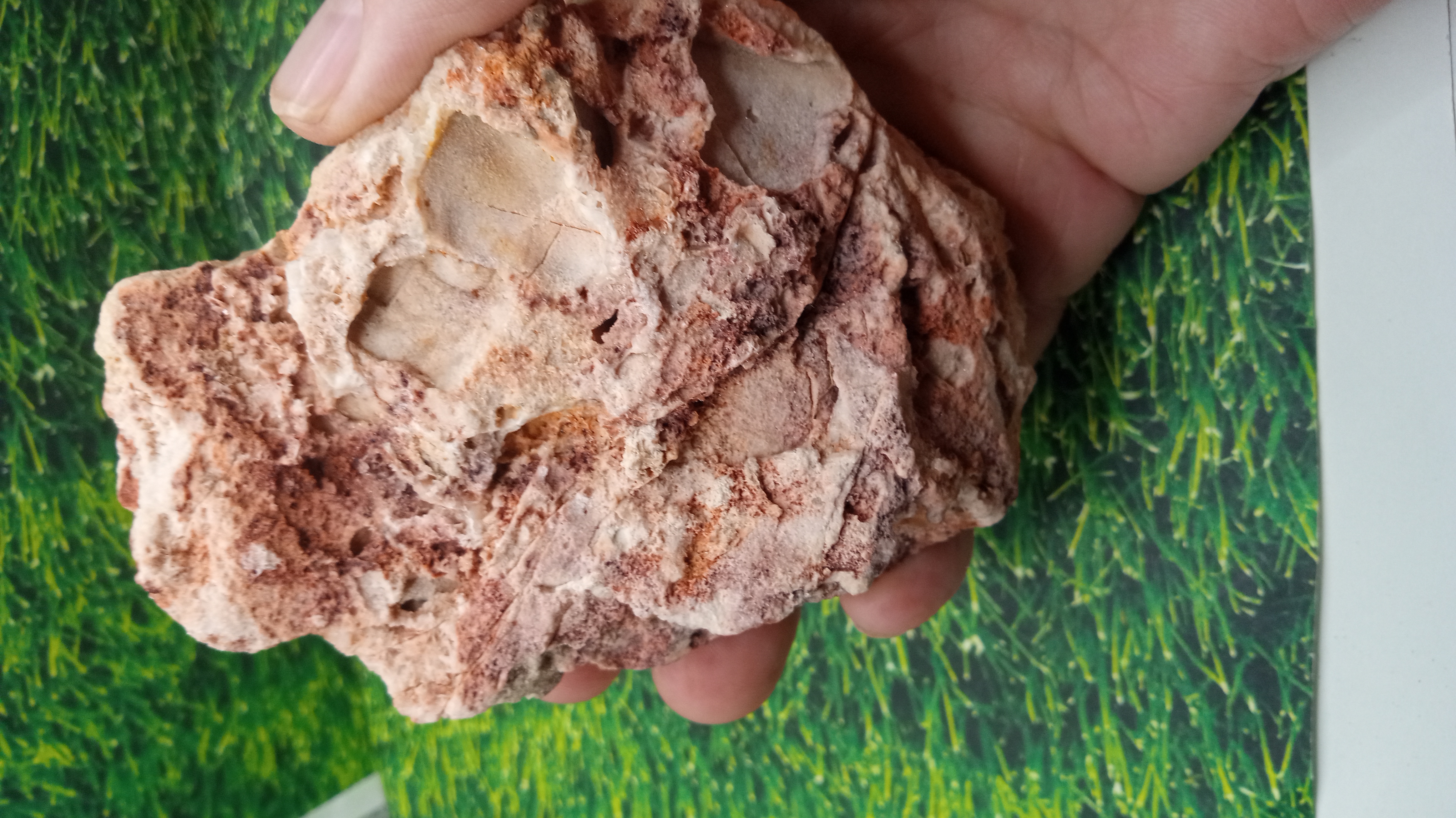 Orange Quartz w/ Calcite Cubes / Druzy Crystals  ~ New Mexico ~