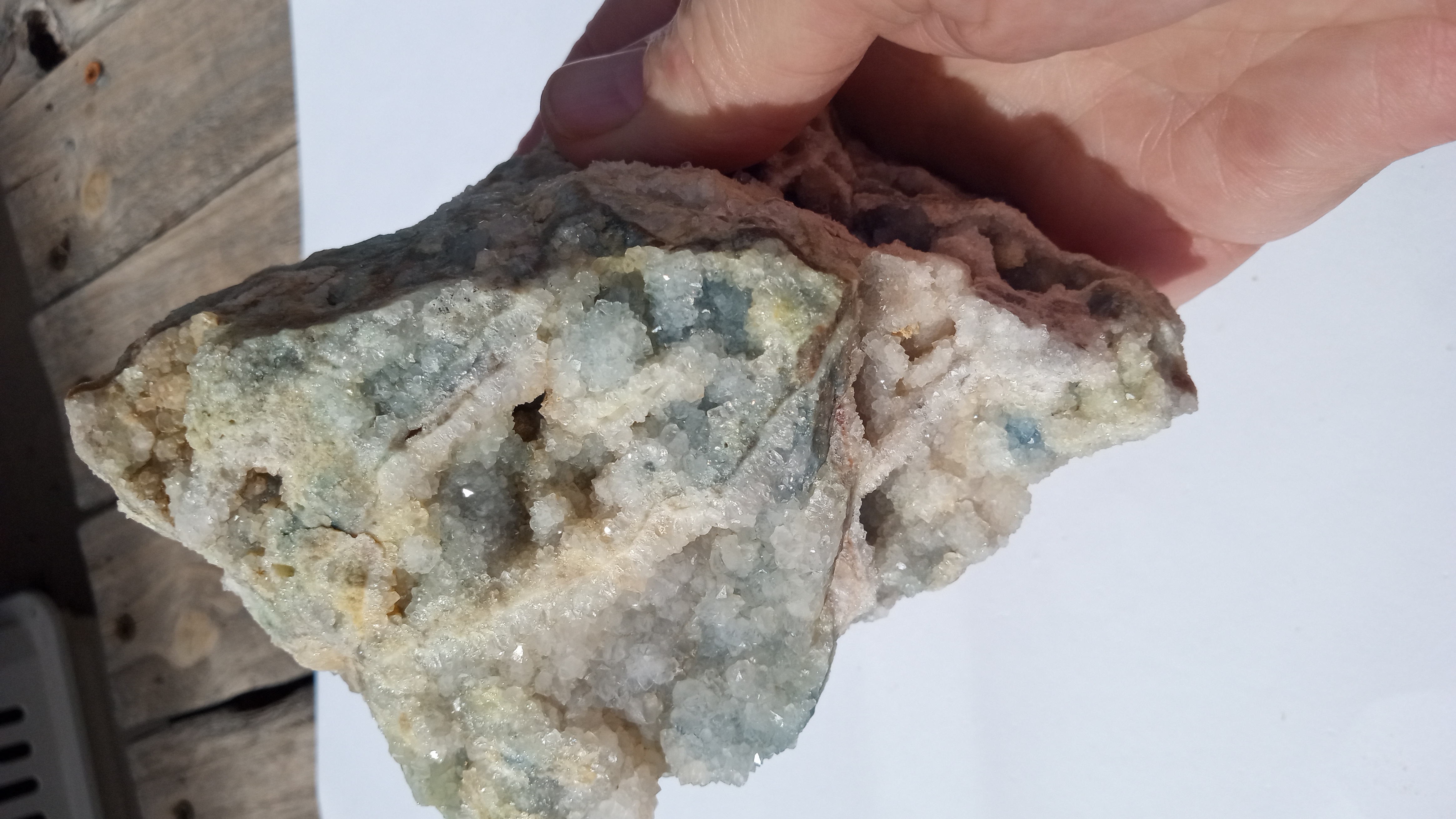 Beautiful Clear Quartz with Green Shading - New Mexico -