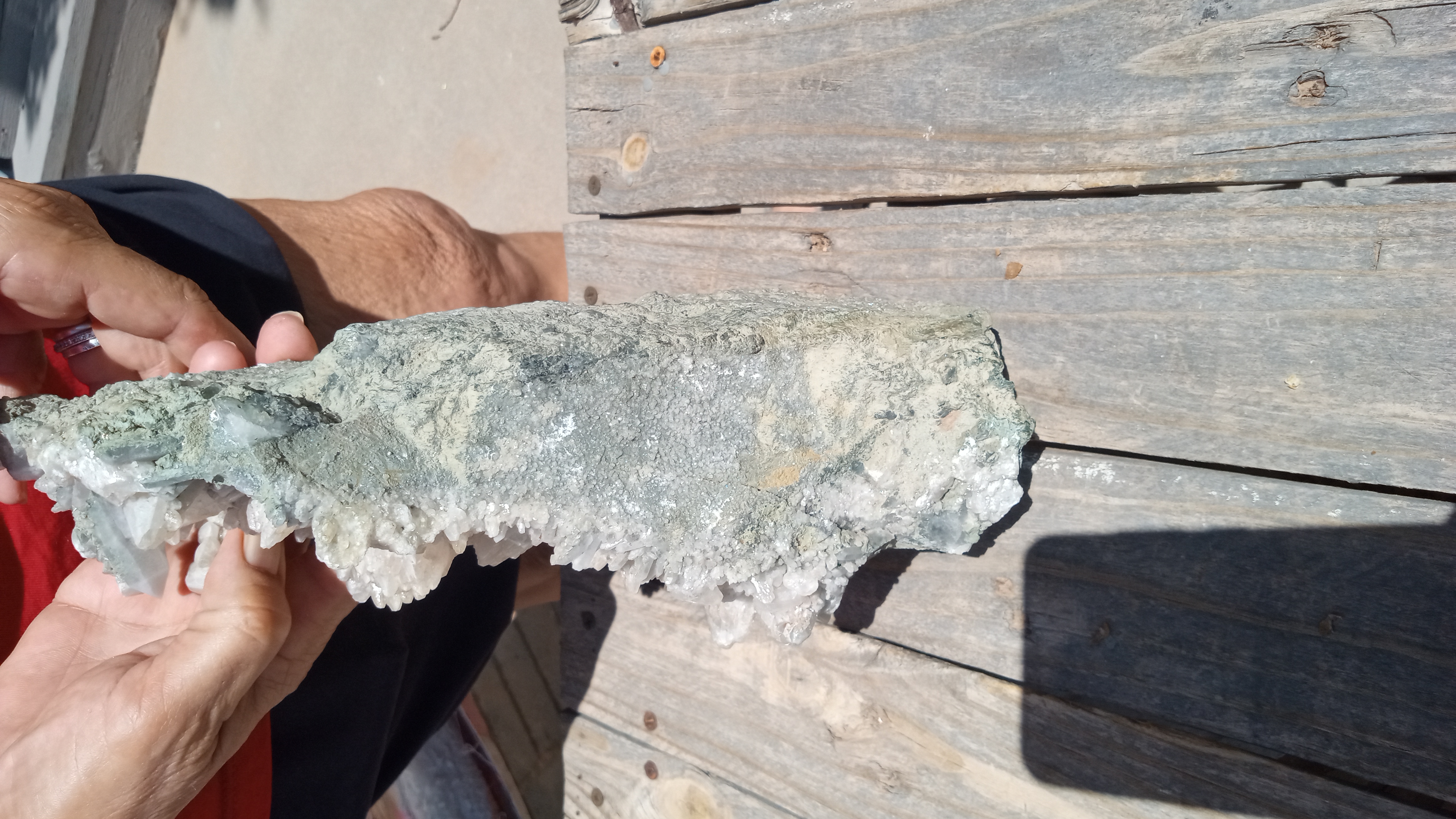 Large Stilbite & Quartz Mineral Specimen -  6 LB Beauty -