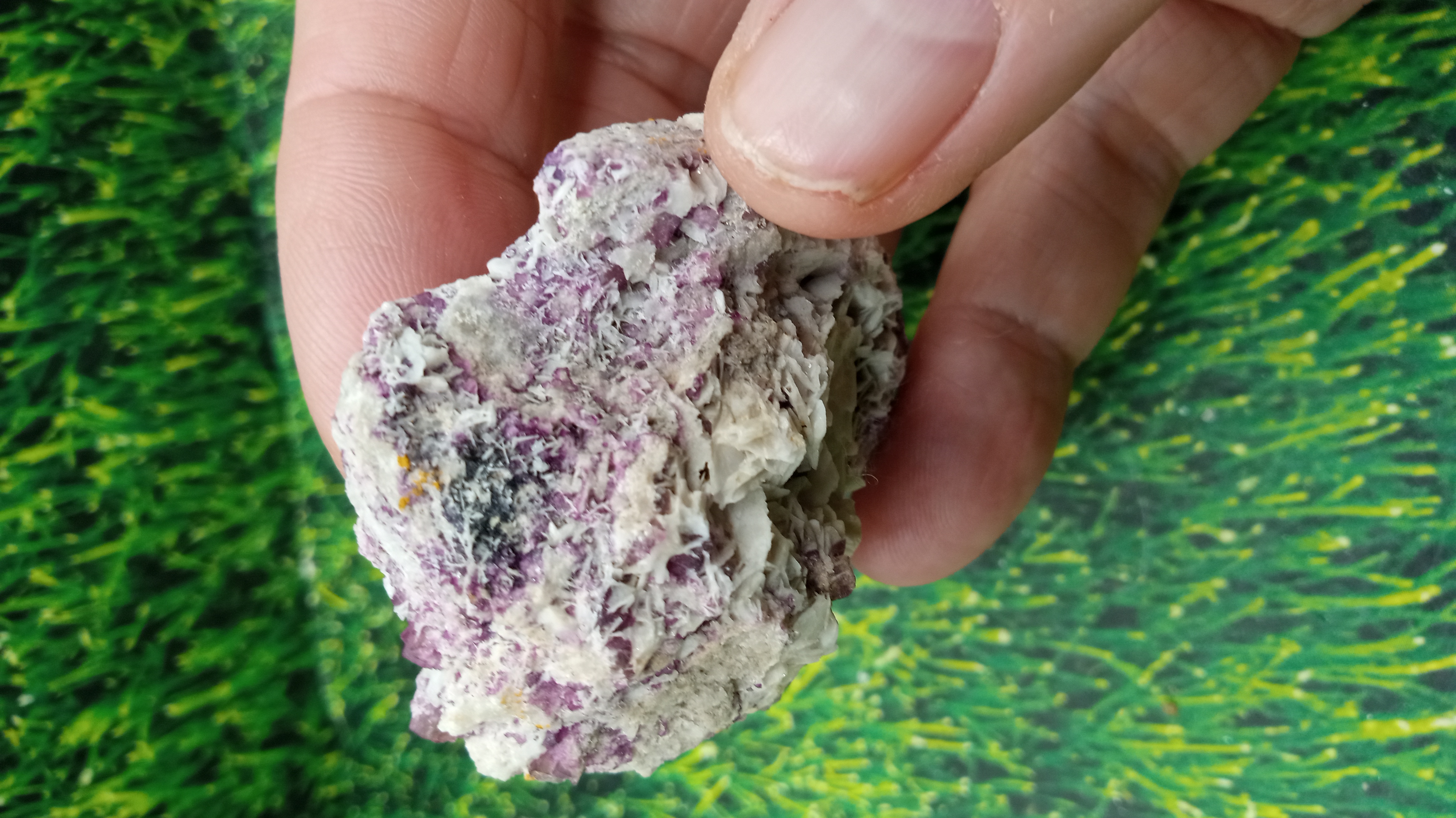 Beautiful Raspberry & Green Barite Mineral - New Mexico -  2.2 oz