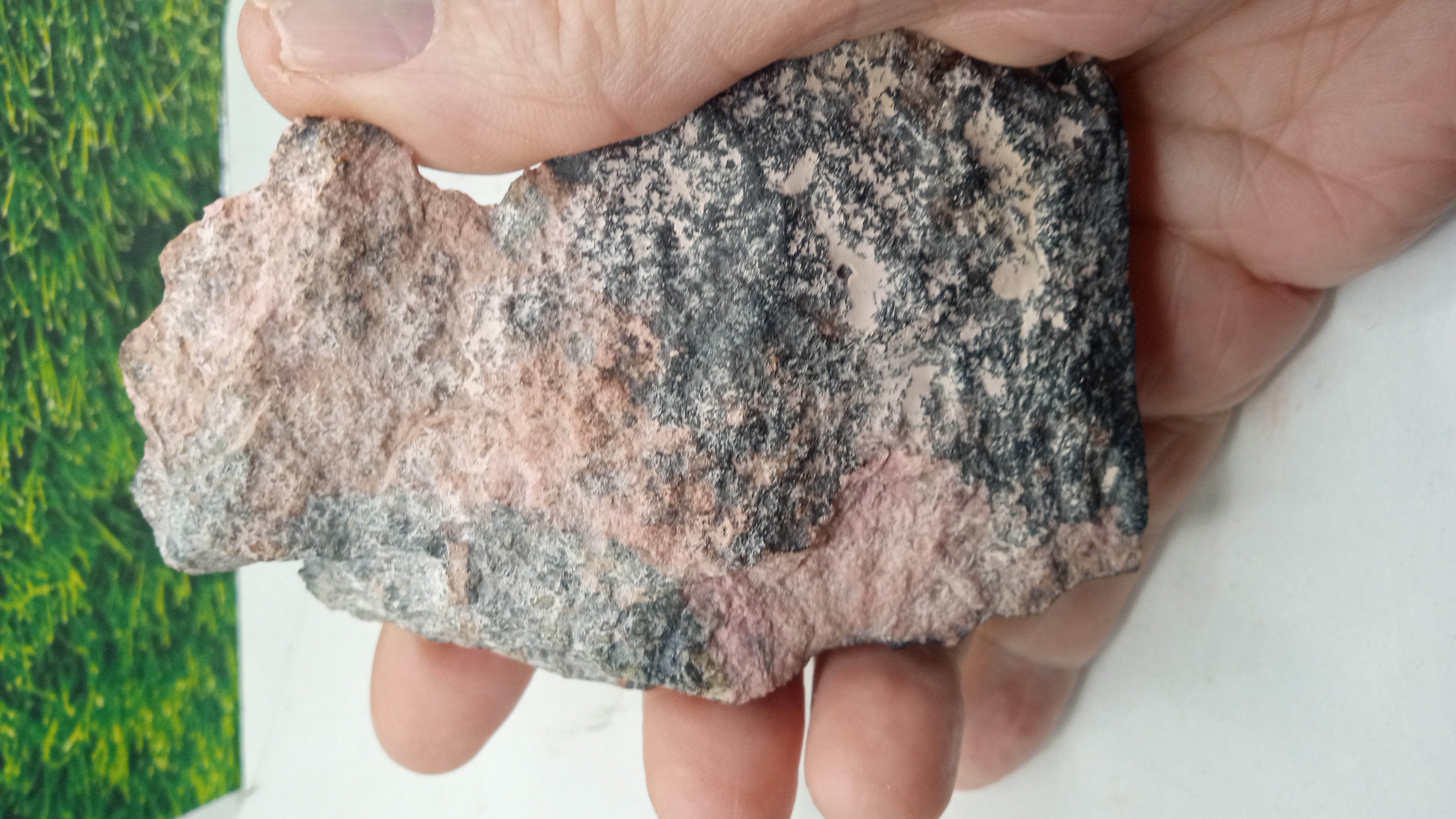 Pink Pyroxmangite ~ Sunnyside Mine, CO