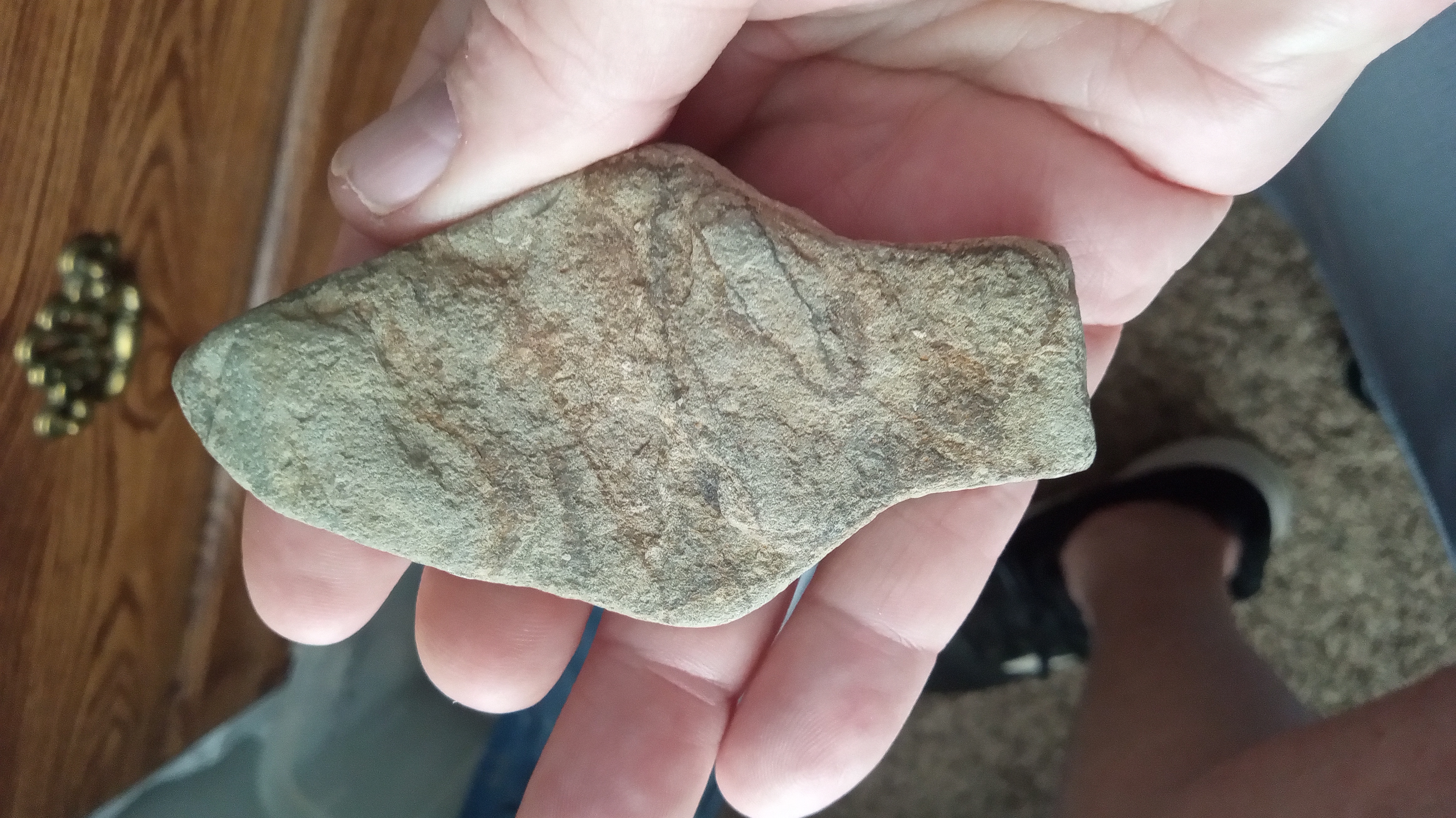 Limestone Rock Shaped like Arrow Head - Found in Unmarked Ghost Town House ~ NM ~